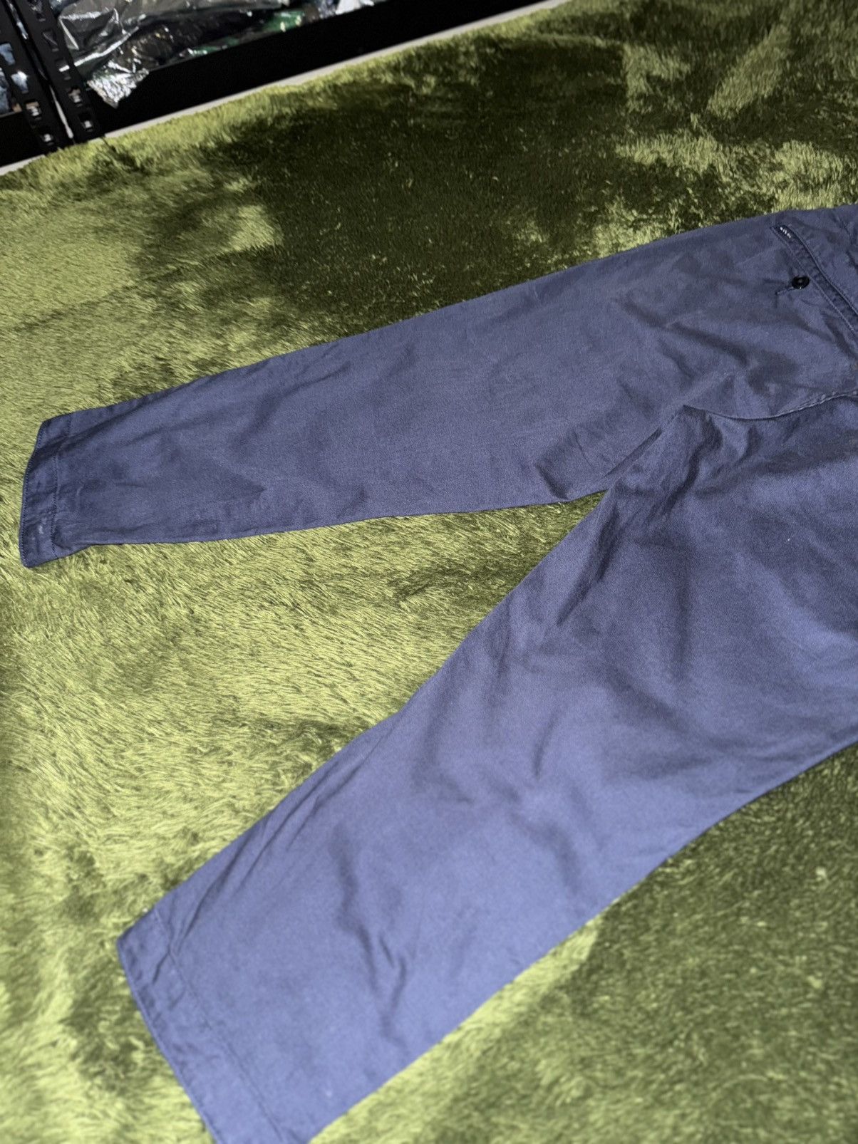Beams Japan [S] BEAMS Japan Cropped Washed Chino Pants – Navy Size US 30 / EU 46 - 9 Thumbnail