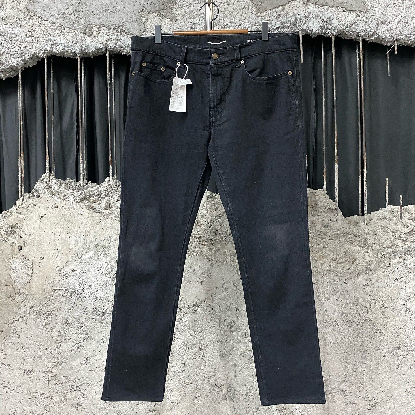 Saint Laurent Paris Saint Laurent Black Denim Jeans Size 34 Size US 34 / EU 50 - 1 Thumbnail