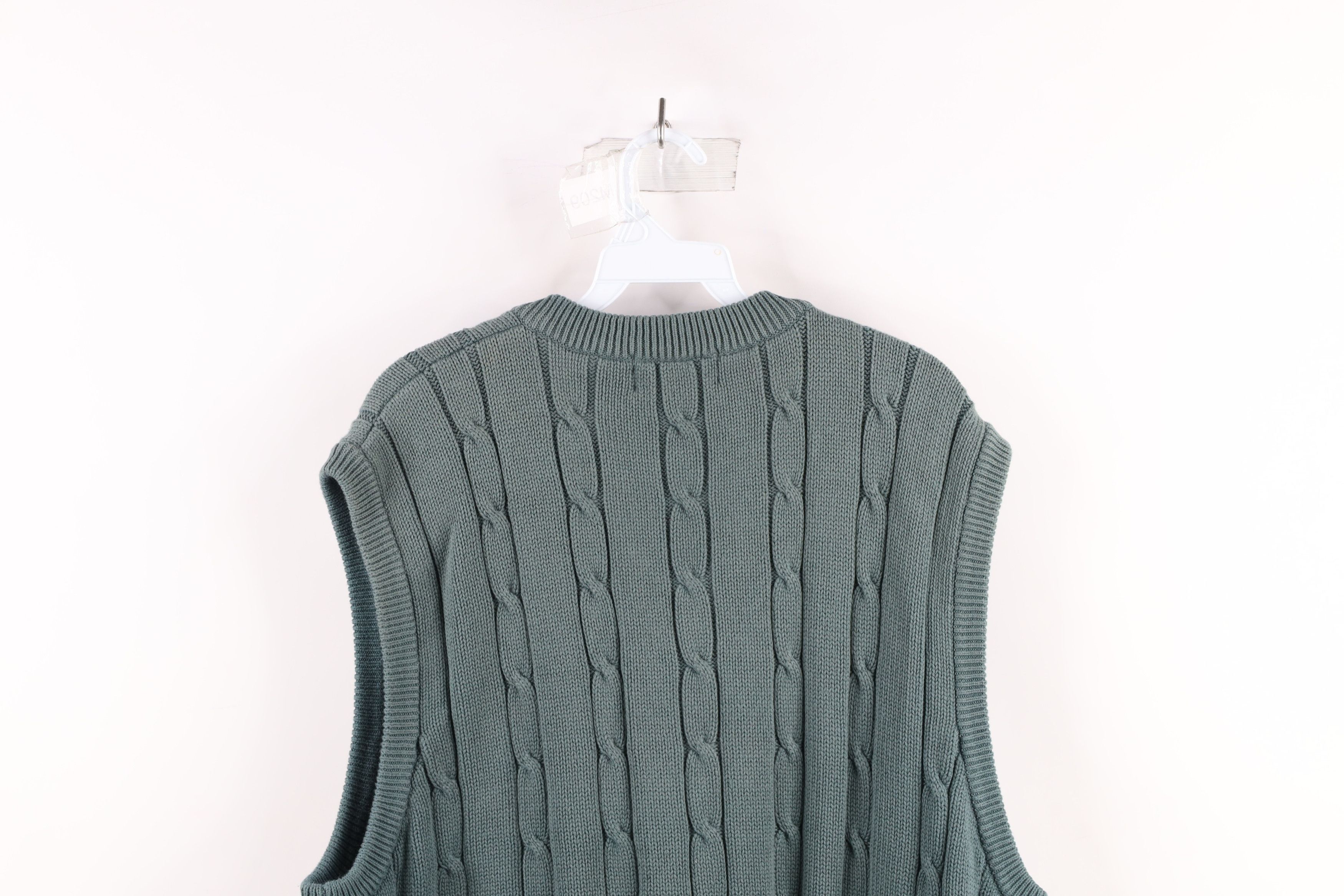 Vintage Vintage 90s Out 1998 US Open Golf Cable Knit Sweater Vest Size US XL / EU 56 / 4 - 10 Thumbnail