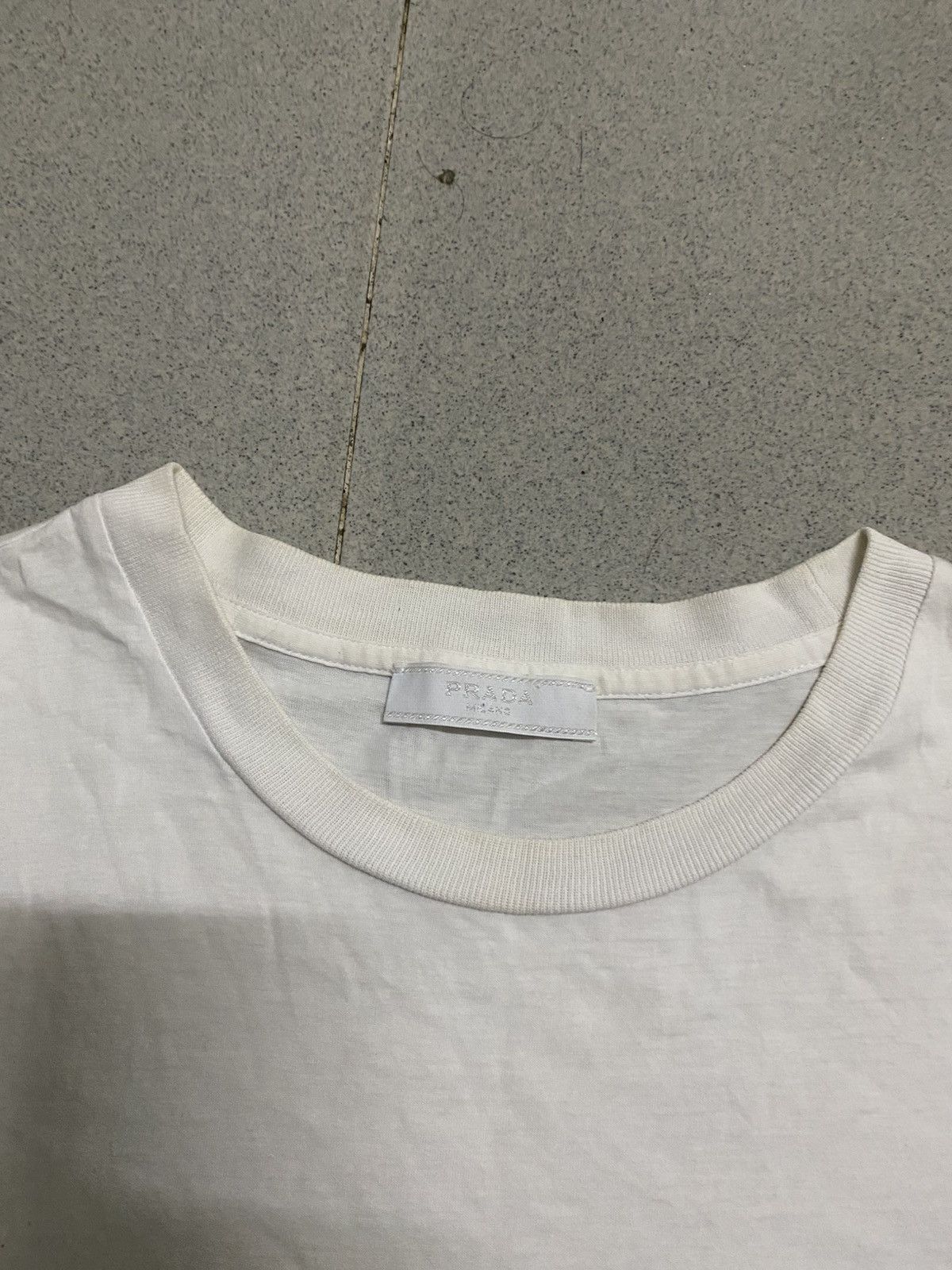 Prada Prada Plain Women White tee XL Size XL / US 12-14 / IT 48-50 - 2 Thumbnail