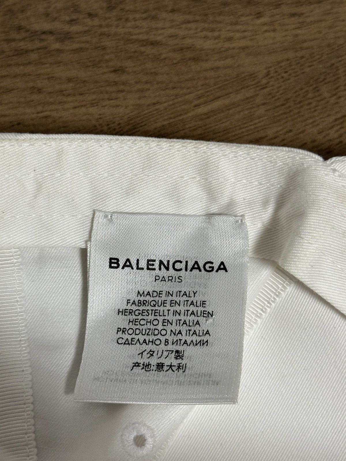 Balenciaga Balenciaga Embroidered Logo White Baseball Cap Hat Size L Size ONE SIZE - 12 Thumbnail