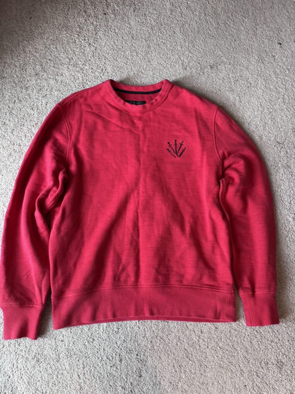 Rag & Bone Rag & Bone Red Sweatshirt with Dagger logo. Medium. Size US M / EU 48-50 / 2 - 1 Thumbnail