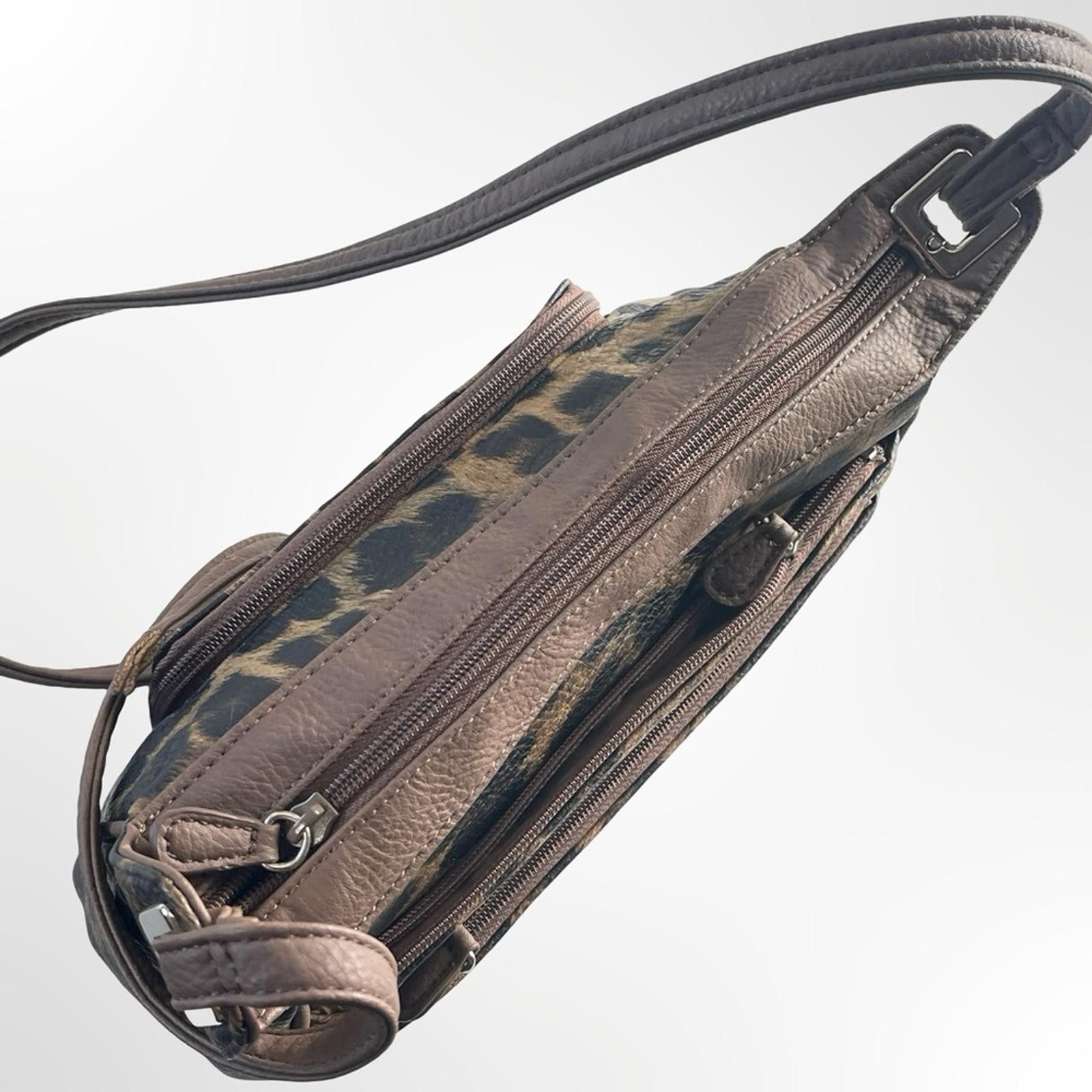 Other Laura Scott Leopard Print Bag in Brown - Classic Crossbody Size ONE SIZE - 4 Thumbnail