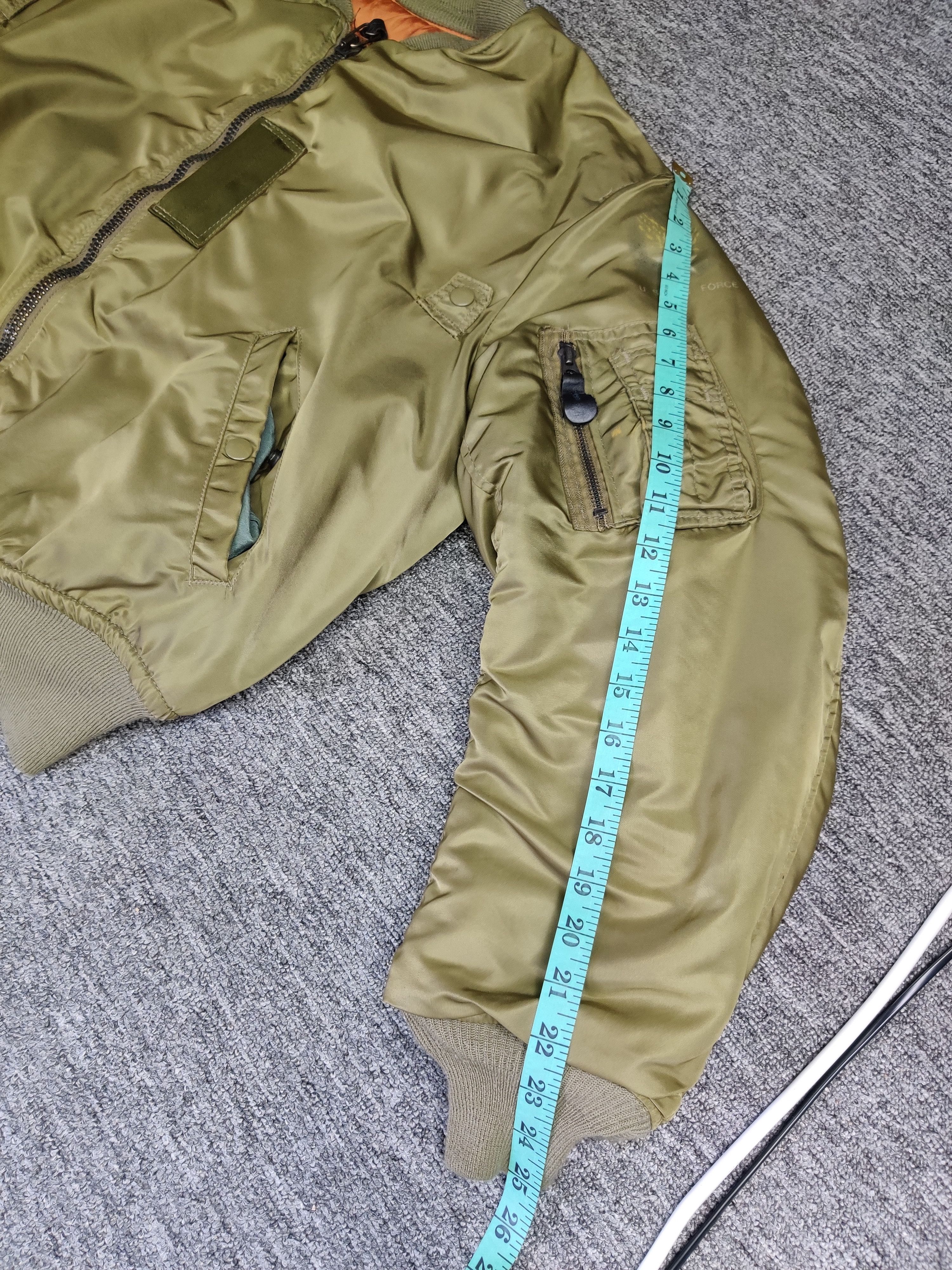 Hope Vintage 90s Hope MFG US Air Force Ma-1 Bomber Flight Jacket Size US L / EU 52-54 / 3 - 17 Thumbnail