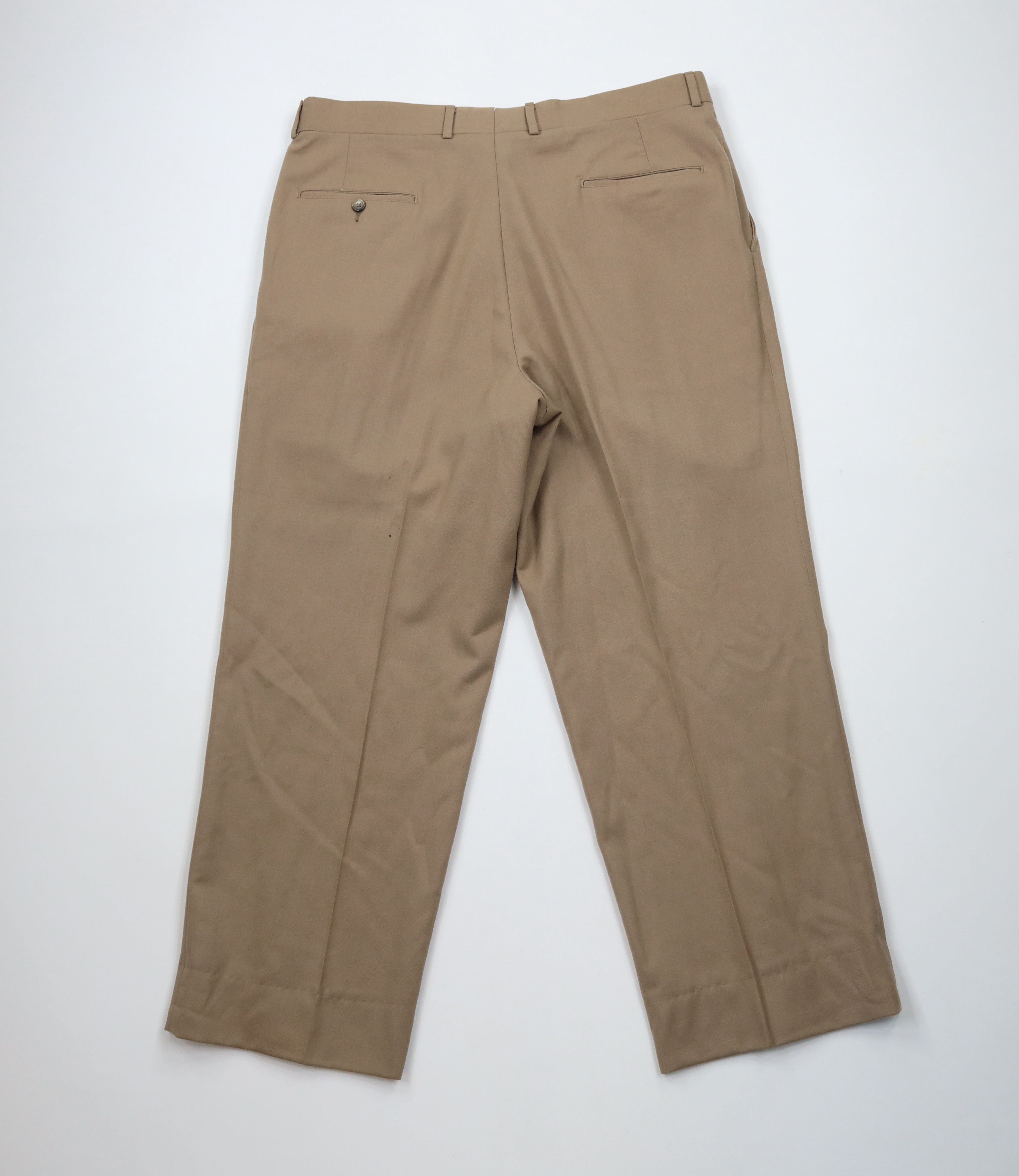 Vintage Vintage 70s Streetwear Heavy Wool Wide Leg Chino Pants USA Size US 36 / EU 52 - 4 Thumbnail