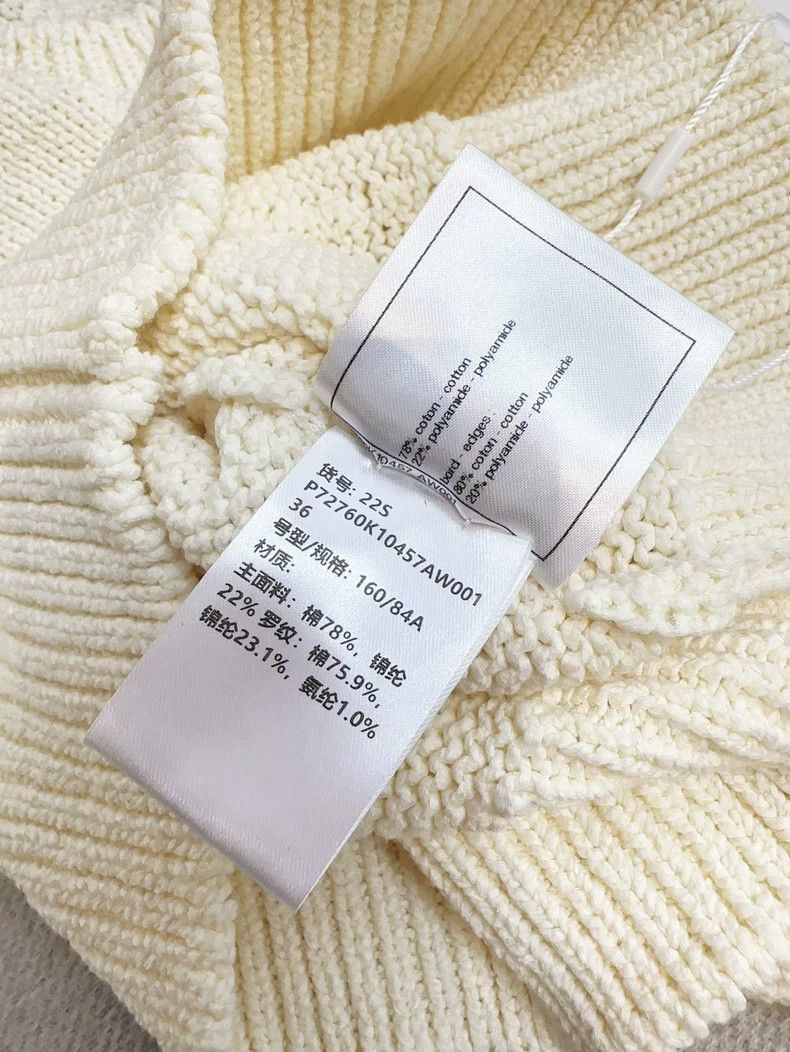 Chanel Chanel 22s beige high waist medium sleeve knit sweater Size XS / US 0-2 / IT 36-38 - 7 Thumbnail