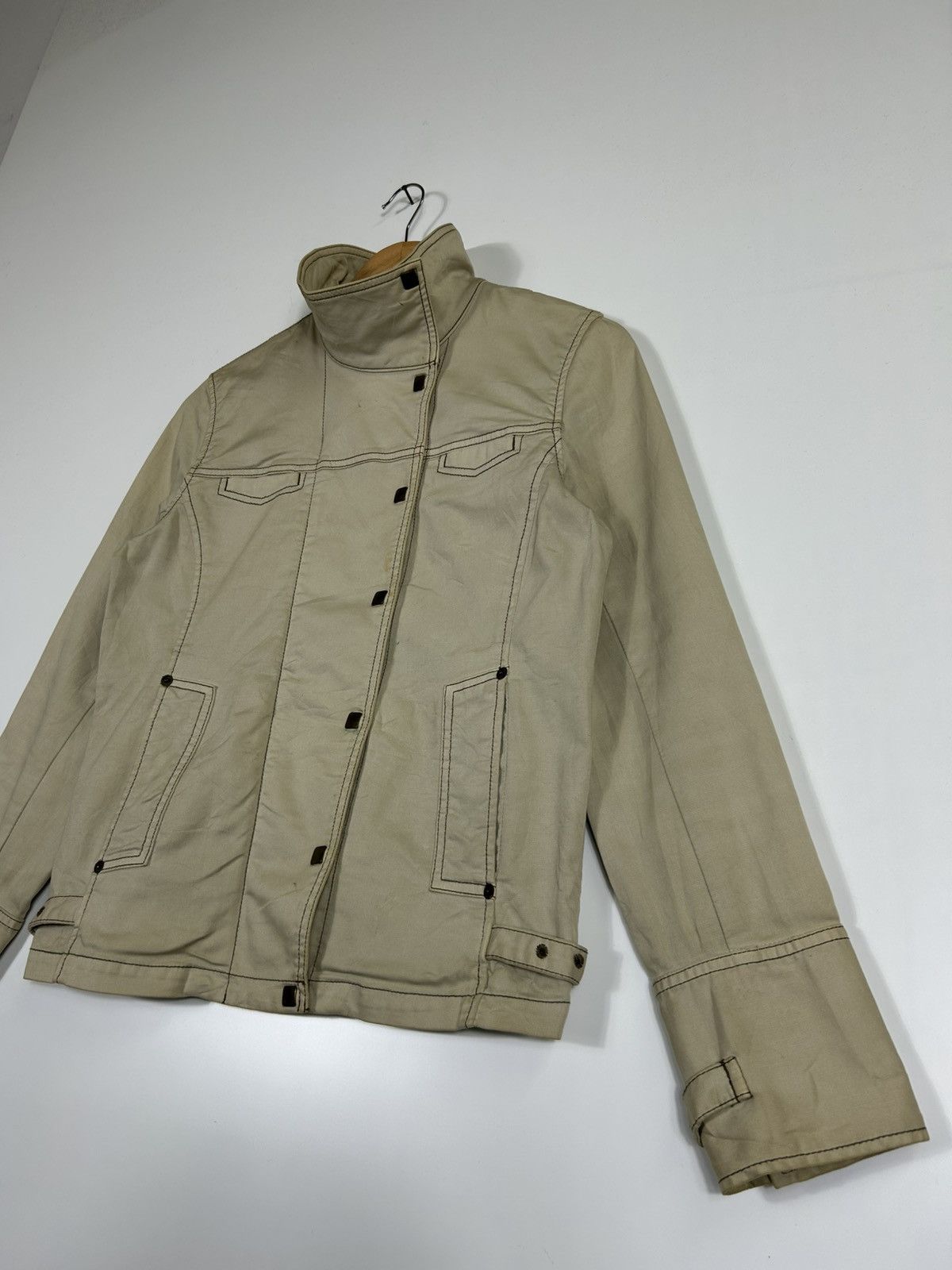 Japanese Brand × Vintage 🔥Swirl Bondage Zipper Jacket Size XS / US 0-2 / IT 36-38 - 3 Thumbnail