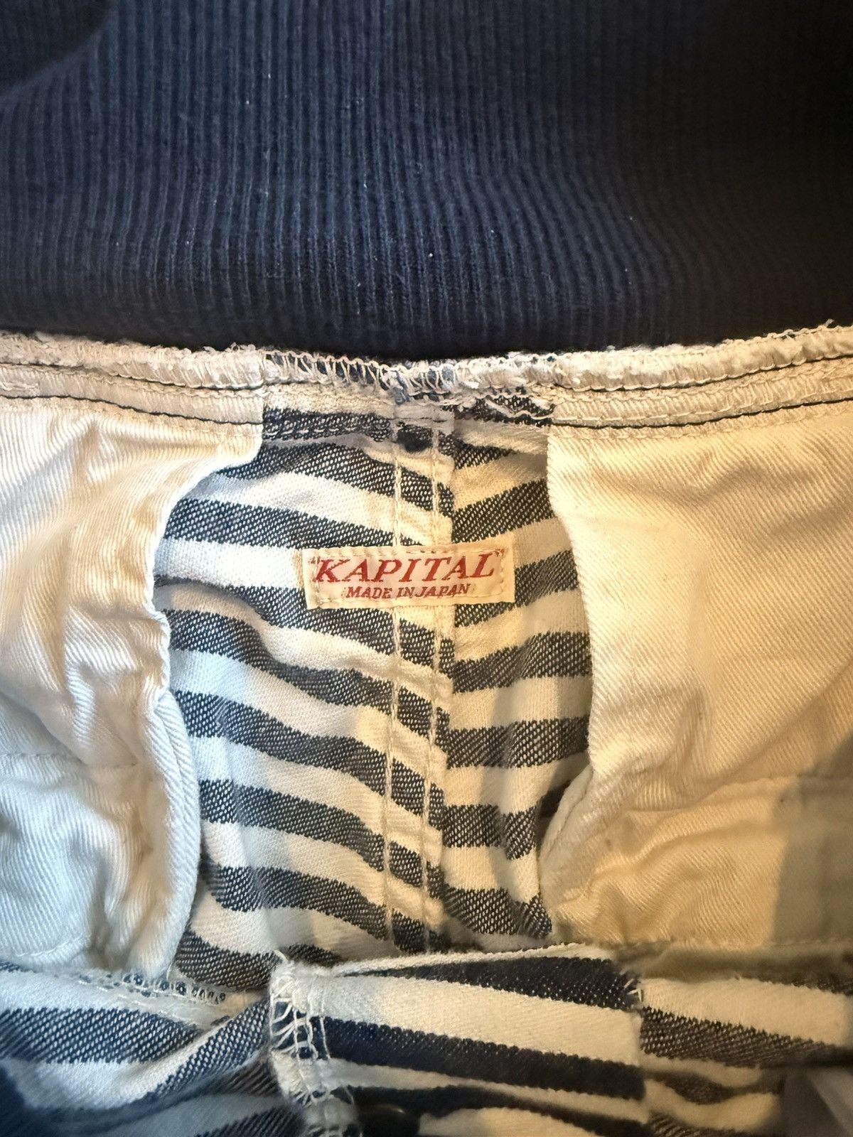 Kapital Sailor style stripe sweatpants Size US 32 / EU 48 - 4 Thumbnail