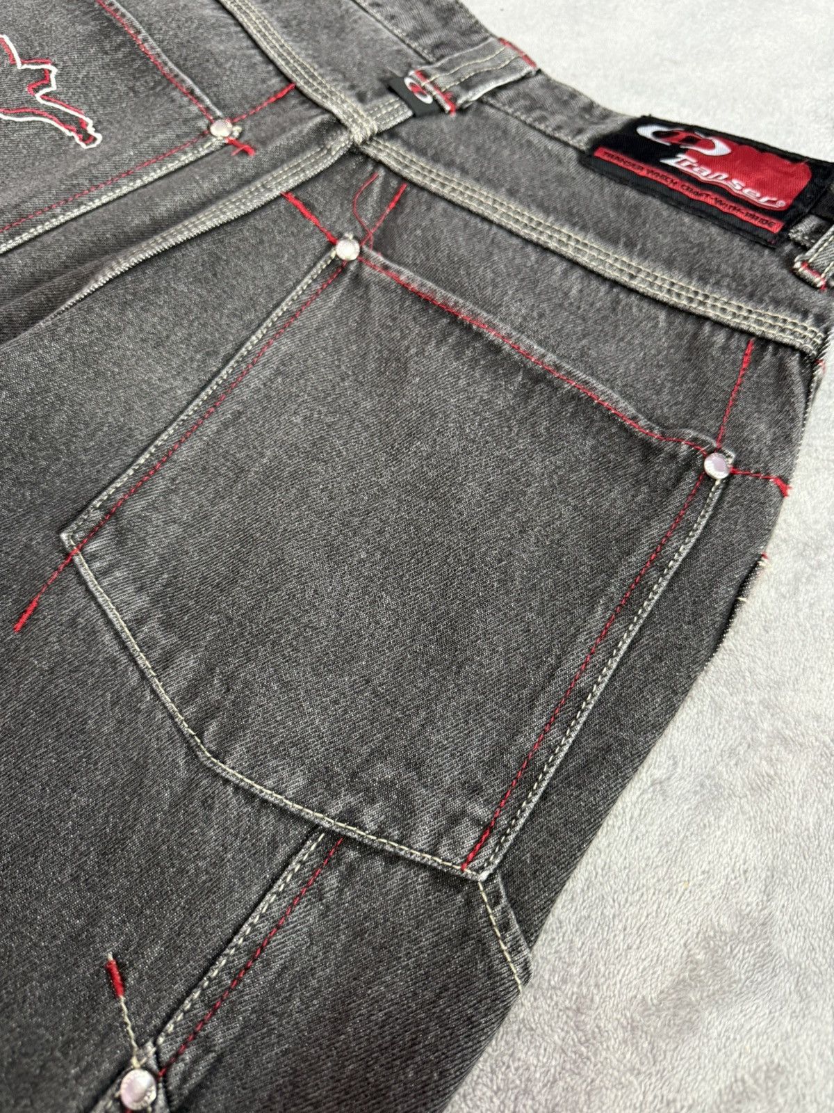 JNCO × Southpole Y2K Transer Double Knee Skate Baggy Jeans Size US 30 / EU 46 - 16 Thumbnail