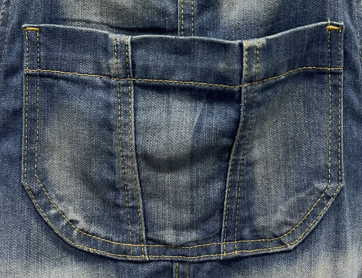Japanese Brand × Vintage Vintage Y2K My D'artagnan Japanese Selvedge Denim Overalls Size US 35 - 6 Thumbnail