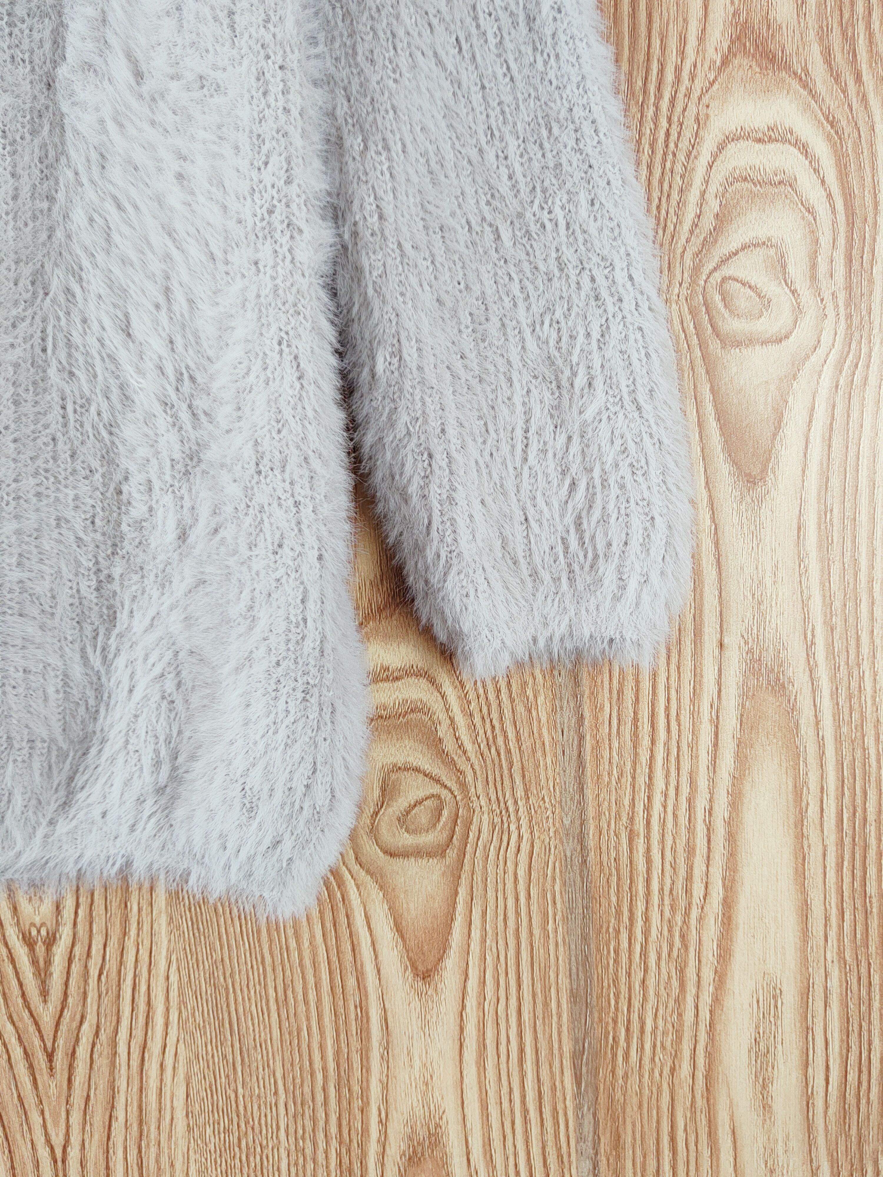 GU × Vintage GU Gray Fur Mohair Knitwear Sweatshirts #W567 Size S / US 4 / IT 40 - 6 Thumbnail