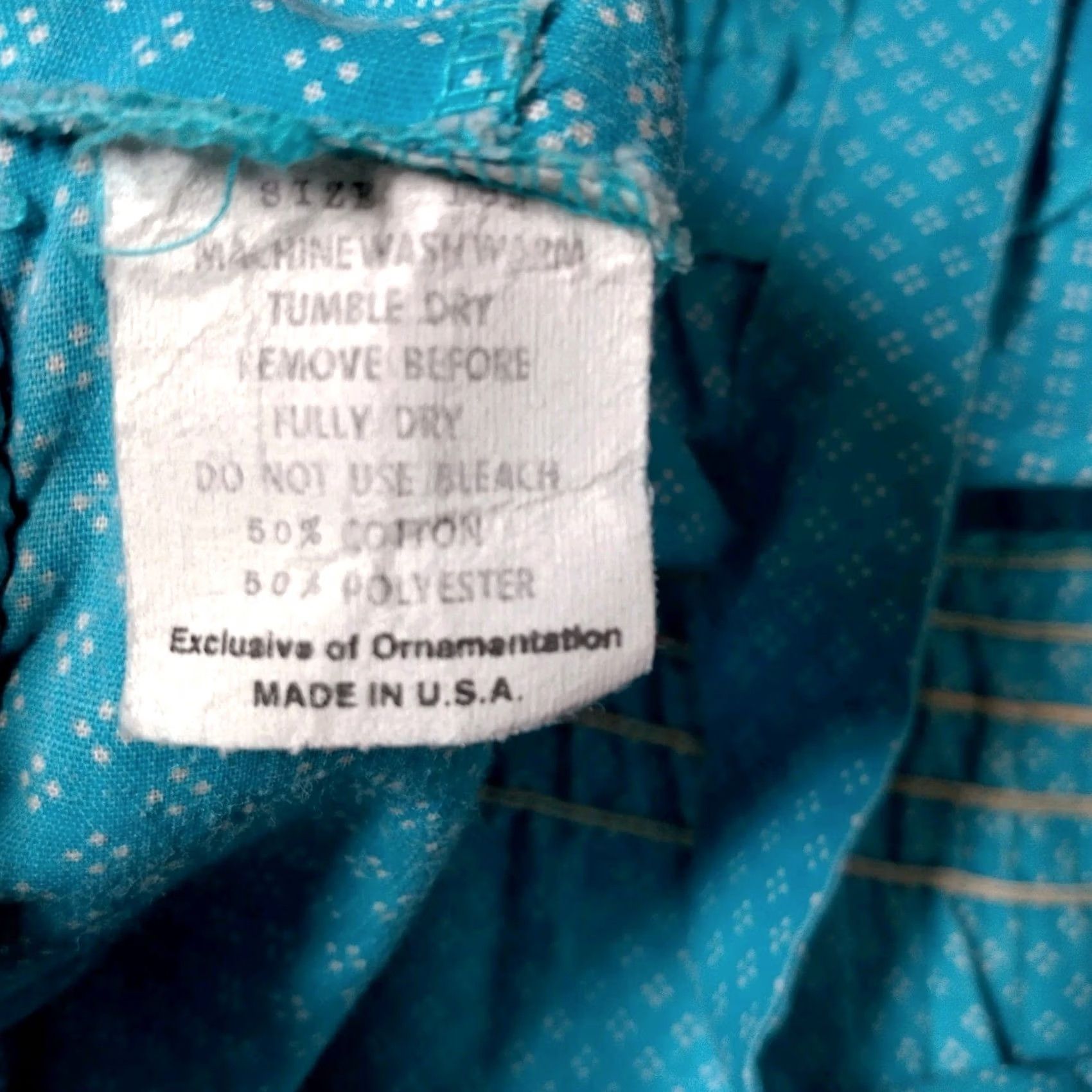 Vintage VINTAGE Peasant Sundress Pair 18 1/2 Sleeveless Blue Pink Lace Hippie Boho Maxi Midi Casual Women Plus Size Dresses Size XXL / US 16-18 / IT 52-54 - 4 Thumbnail