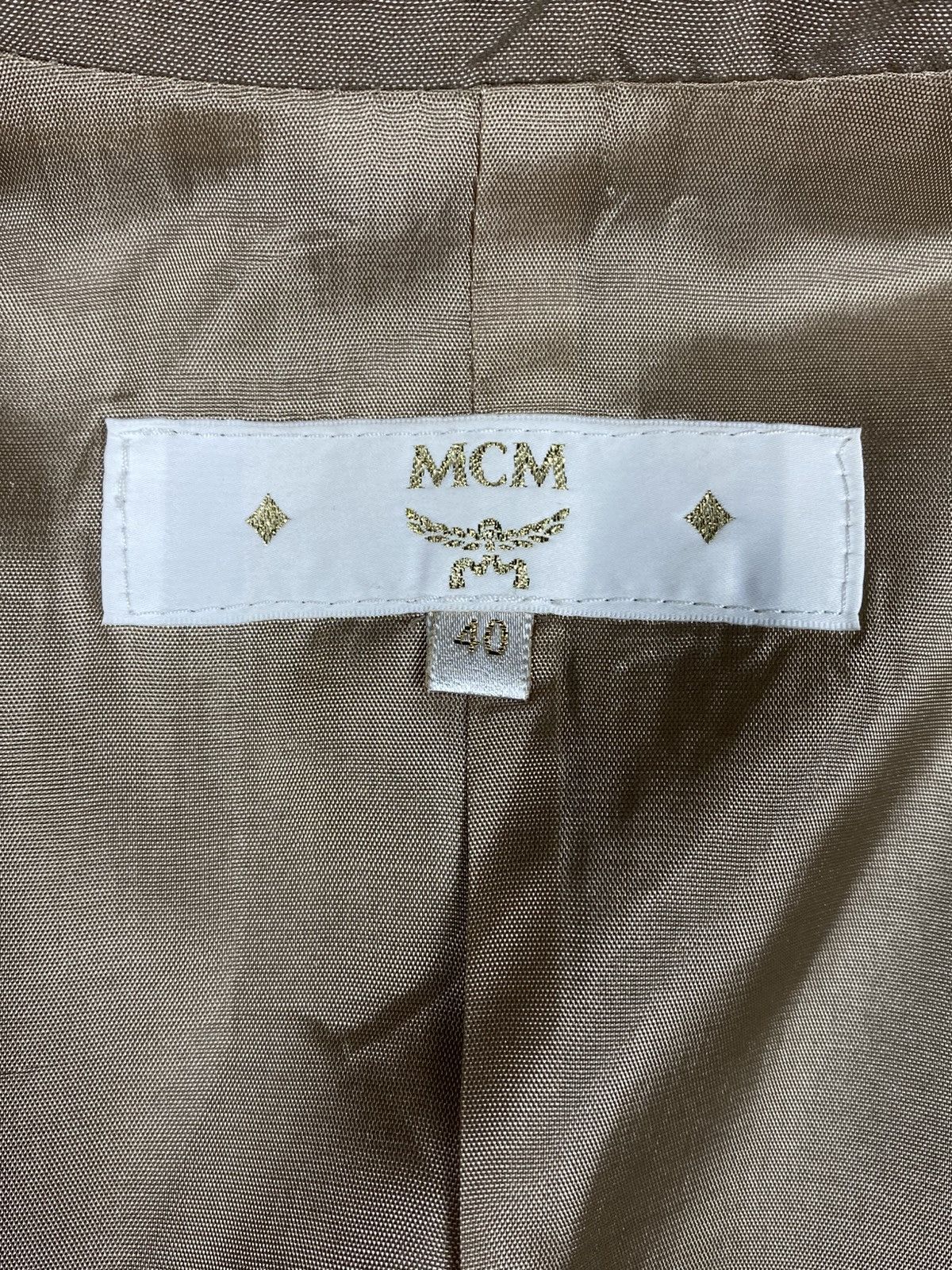 MCM MCM Wool Silk Blazer Jacket Women IT 40 Beige Made in Italy Size S / US 4 / IT 40 - 18 Thumbnail