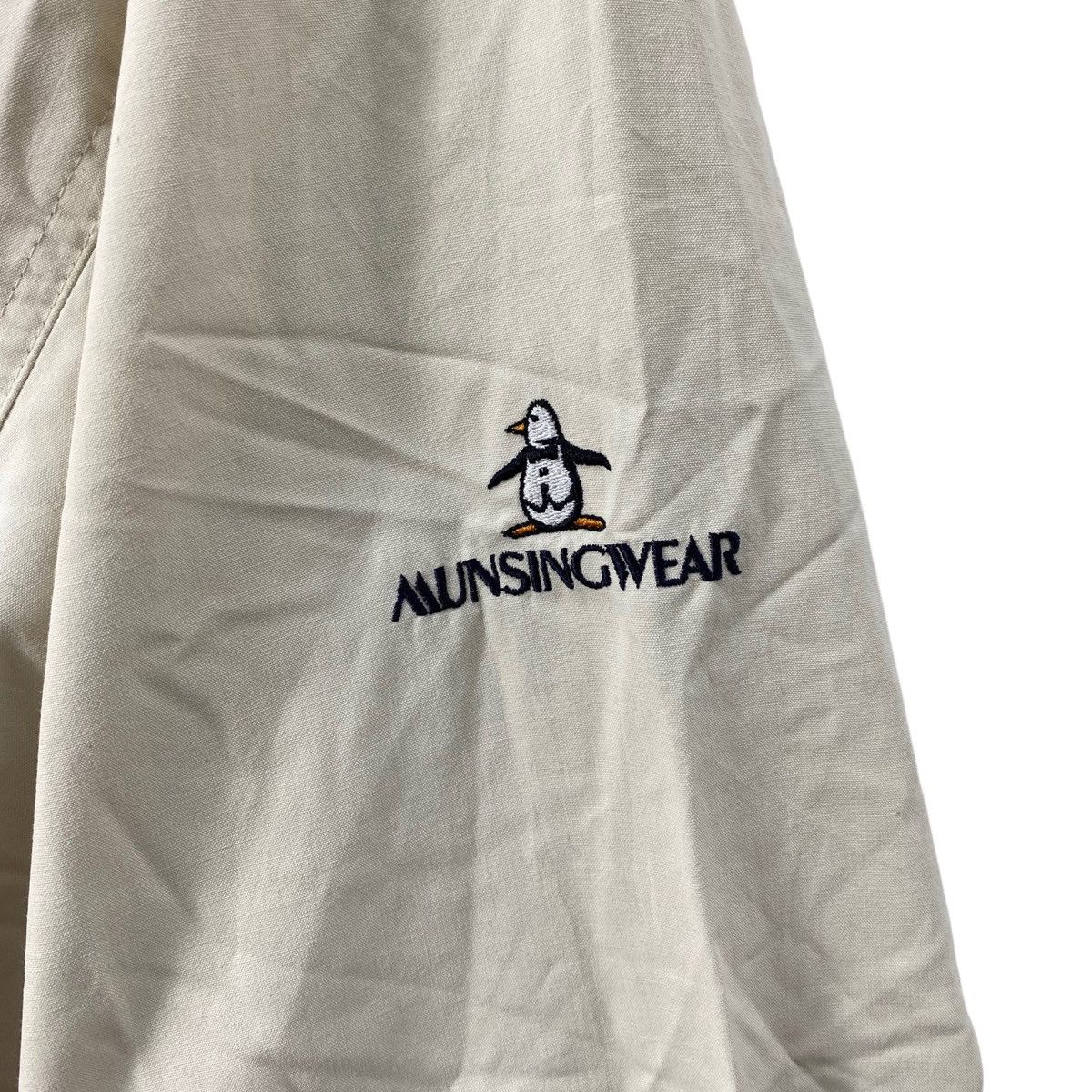 Grand Slam × Vintage Vintage GRANDSLAM MUNSINGWEAR Sportswear Cream Bomber Jacket Size US L / EU 52-54 / 3 - 3 Thumbnail