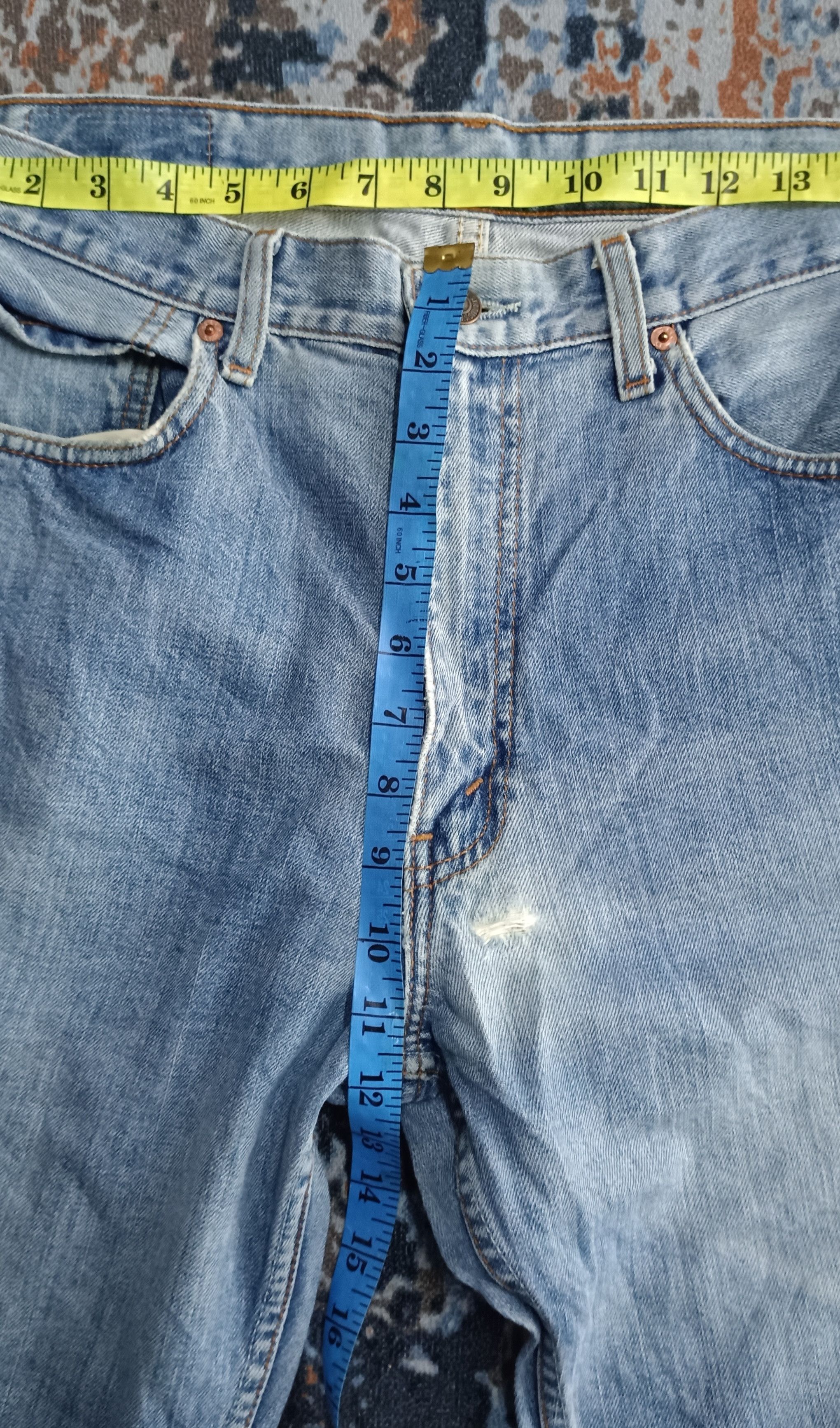 Levi's Vintage💥Levi's 512 ditressed Jeans Size US 38 / EU 54 - 17 Thumbnail