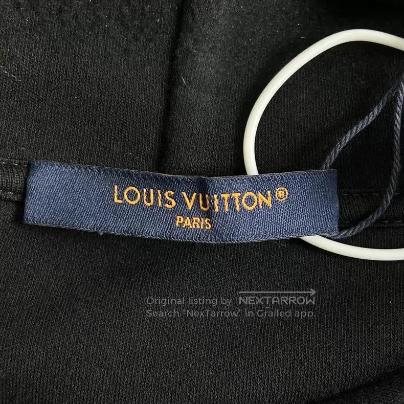 Louis Vuitton Louis Vuitton Black Faye Tung Pearl Zipper Jacket Size US L / EU 52-54 / 3 - 3 Thumbnail