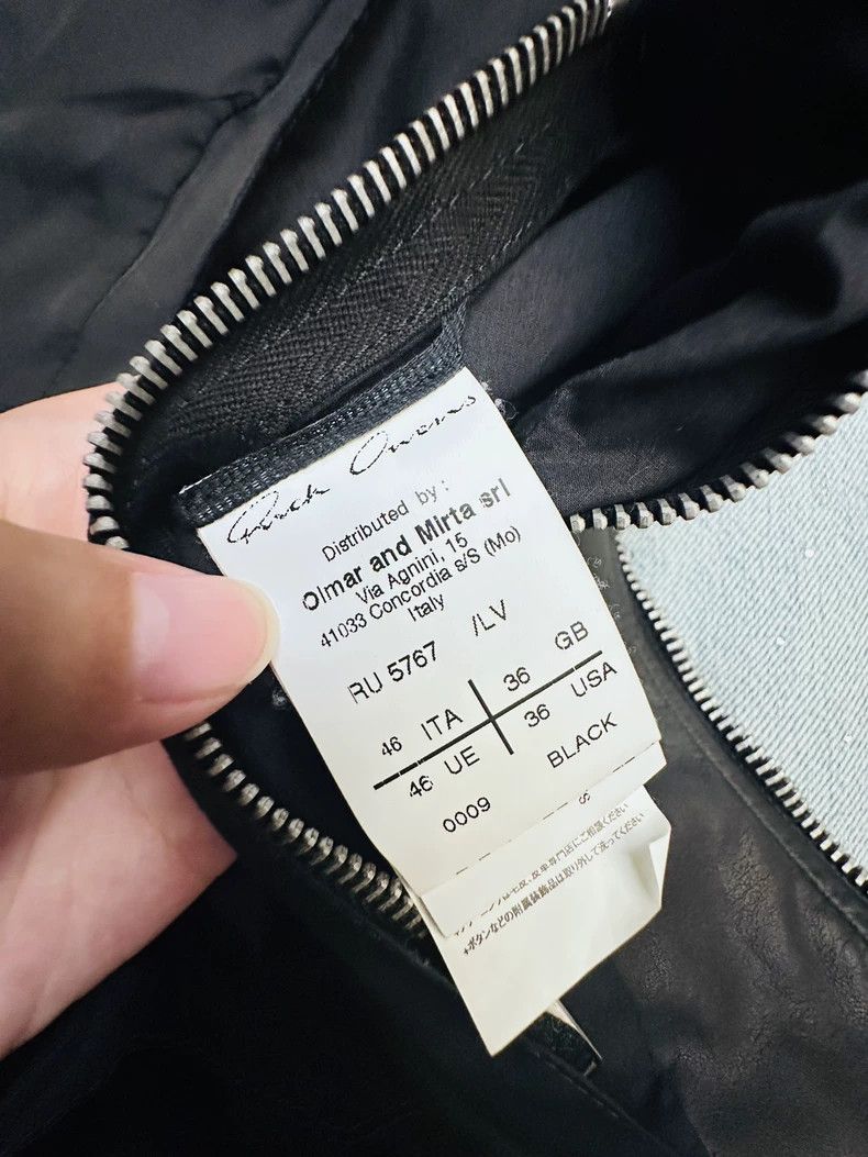 Rick Owens Rick Owens size 36 Black leather jacket Size US M / EU 48-50 / 2 - 6 Thumbnail