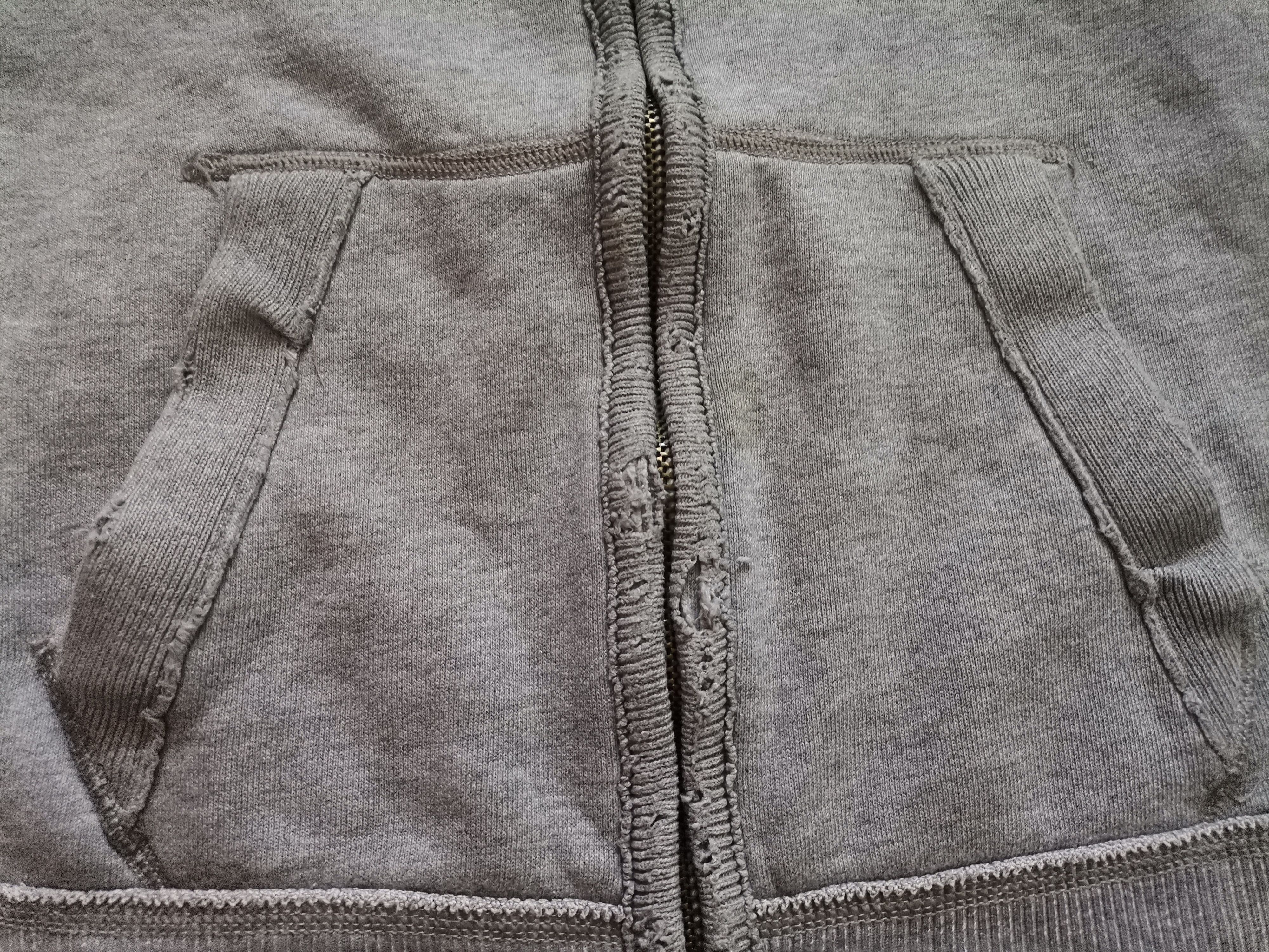 Abercrombie & Fitch Abercrombie & Fitch Distressed Zip Up Hoodie Size US S / EU 44-46 / 1 - 3 Thumbnail
