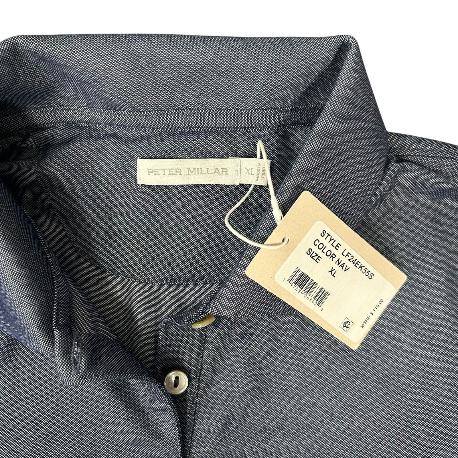 Peter Millar Peter Millar Navy Albatross Short Sleeve Polo Shirt Size XL Size XL / US 12-14 / IT 48-50 - 7 Thumbnail