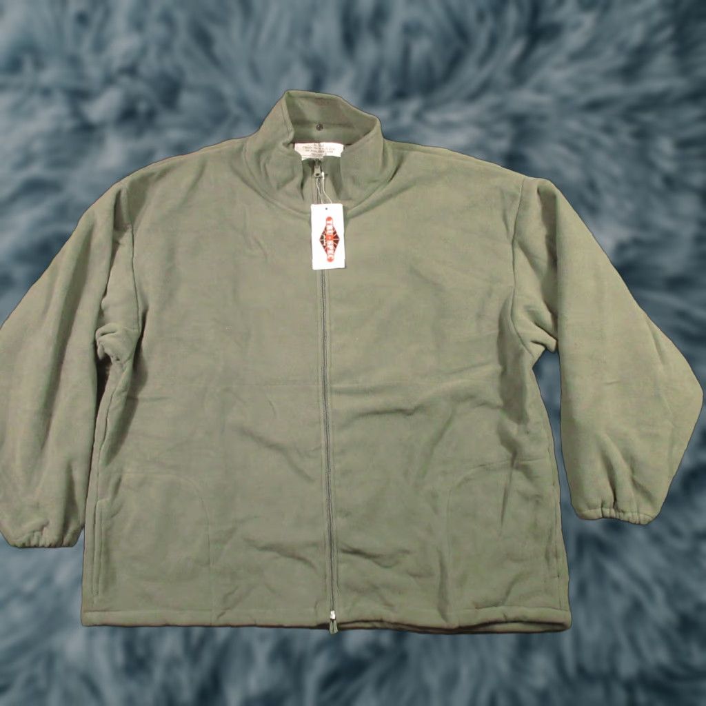 Vintage TRU-SPEC Jacket Full Zip Microfleece Liner XL Foliage Green Military Outdoor Mens Size US XL / EU 56 / 4 - 1 Thumbnail
