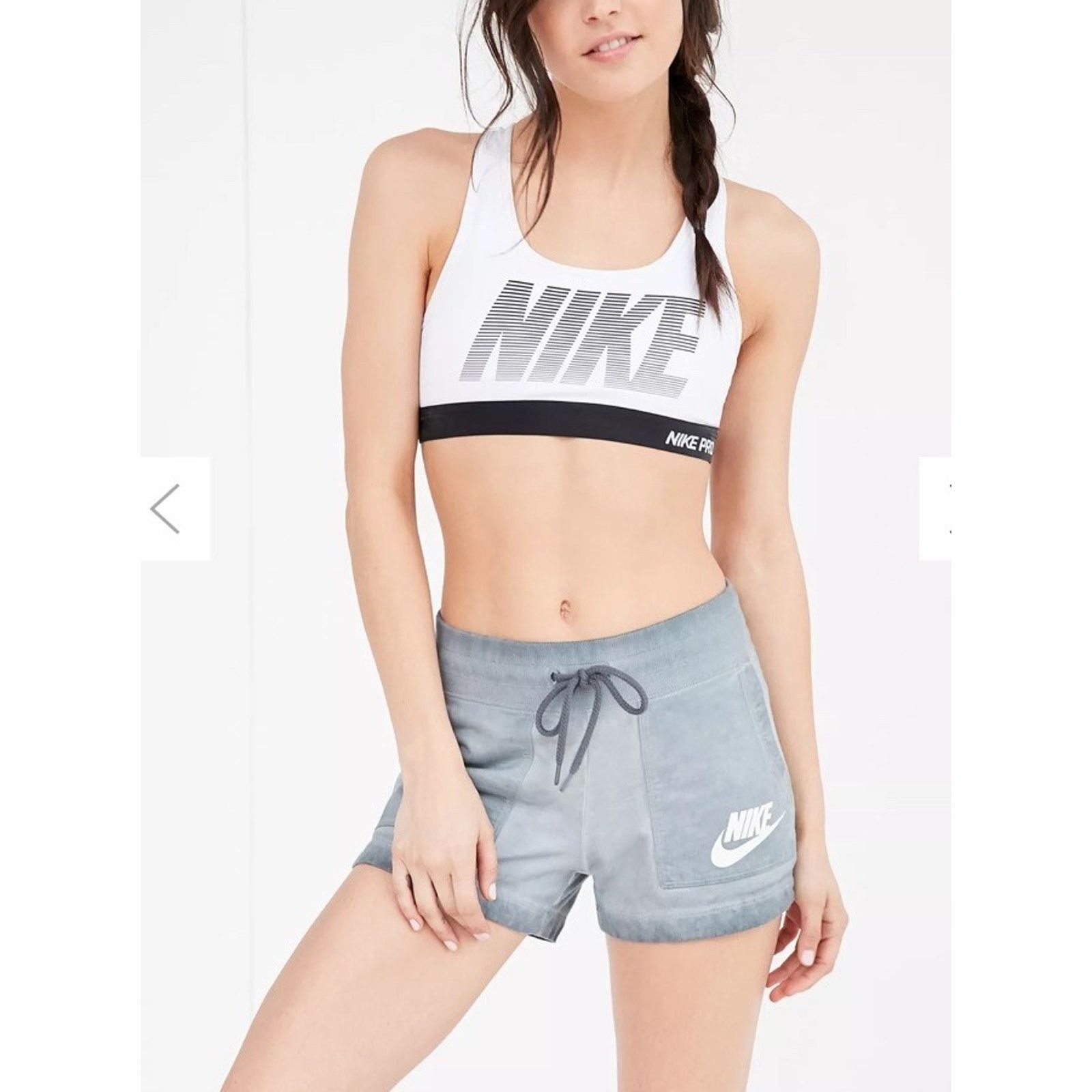 Nike Nike Sportswear Shorts Gray Solstice French Terry Casual Size 32" / US 10 / IT 46 - 1 Thumbnail