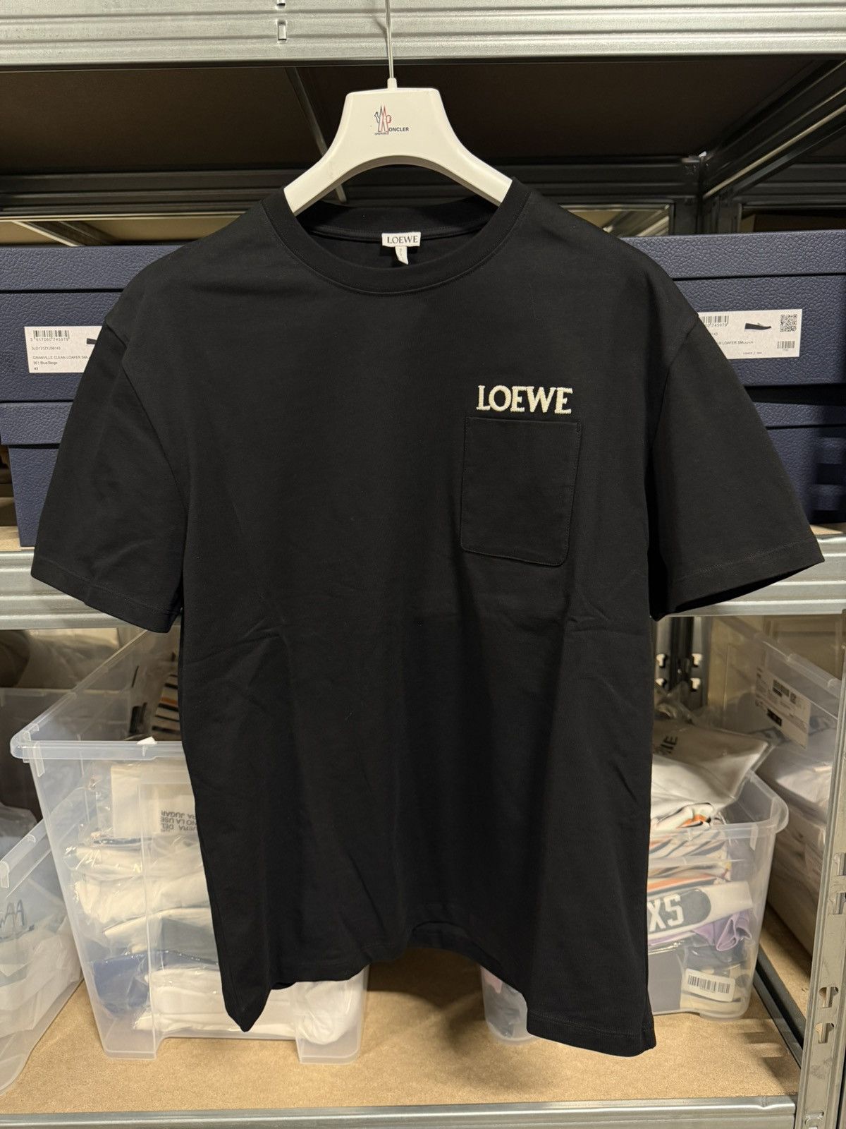 Loewe Loewe Logo Pocket T-Shirt NEW 650$ Size US M / EU 48-50 / 2 - 1 Thumbnail