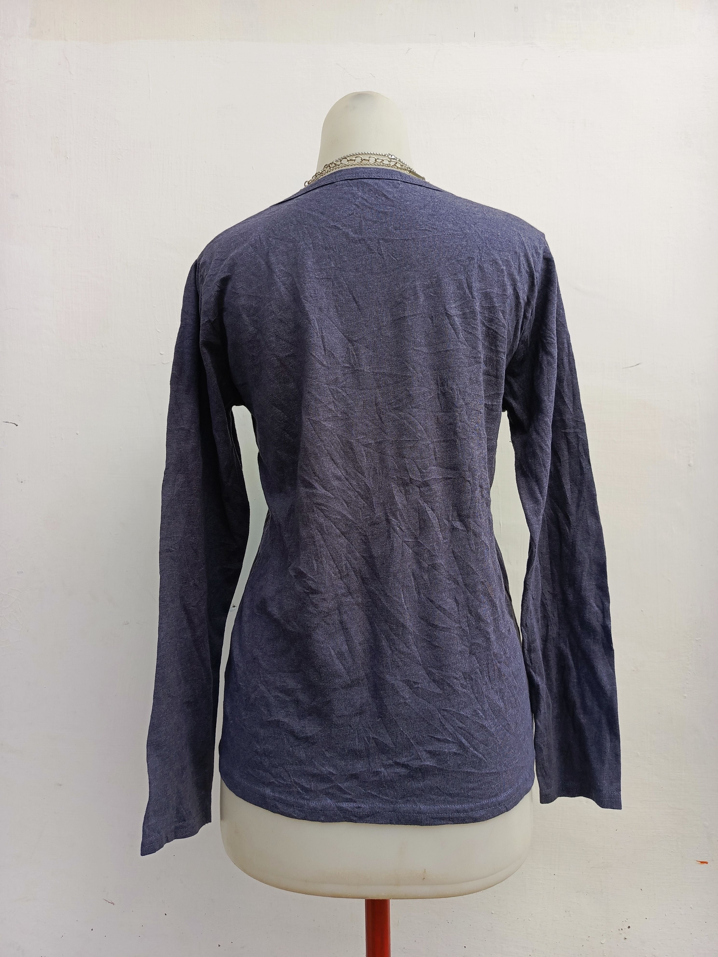 Japanese Brand Vardaoh Y2K McBling Glitter Text Long Sleeve Shirt Size M / US 6-8 / IT 42-44 - 4 Thumbnail