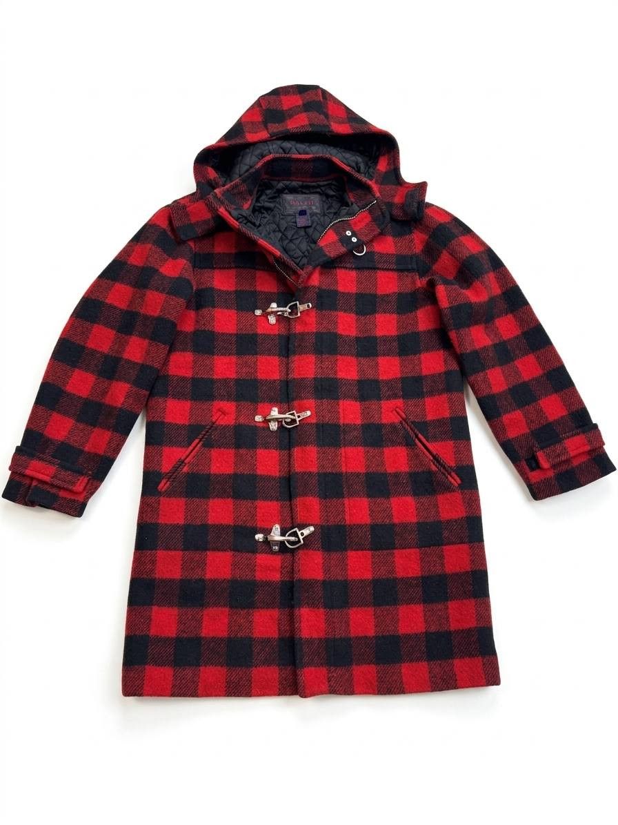 Ralph Lauren Vintage Ralph Lauren Buffalo Check Fireman Coat USA Made Size US XS / EU 42 / 0 - 1 Thumbnail