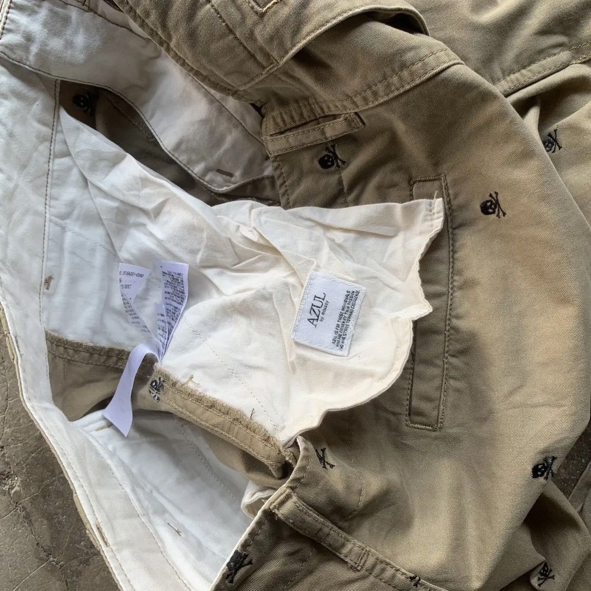 Japanese Brand 💥 STEALS 💥 Skulls Embroidery W32 L31 Fatique Chino Pants Size US 32 / EU 48 - 9 Thumbnail