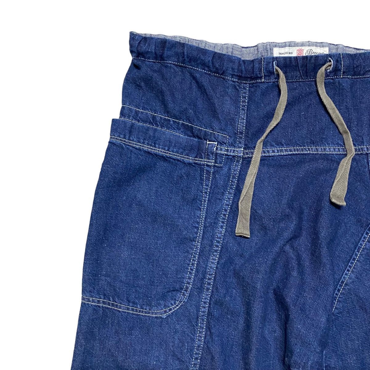 TIGRE BROCANTE BROCANTE Denim Cropped Pants Drawstring Size US 32 / EU 48 - 4 Thumbnail