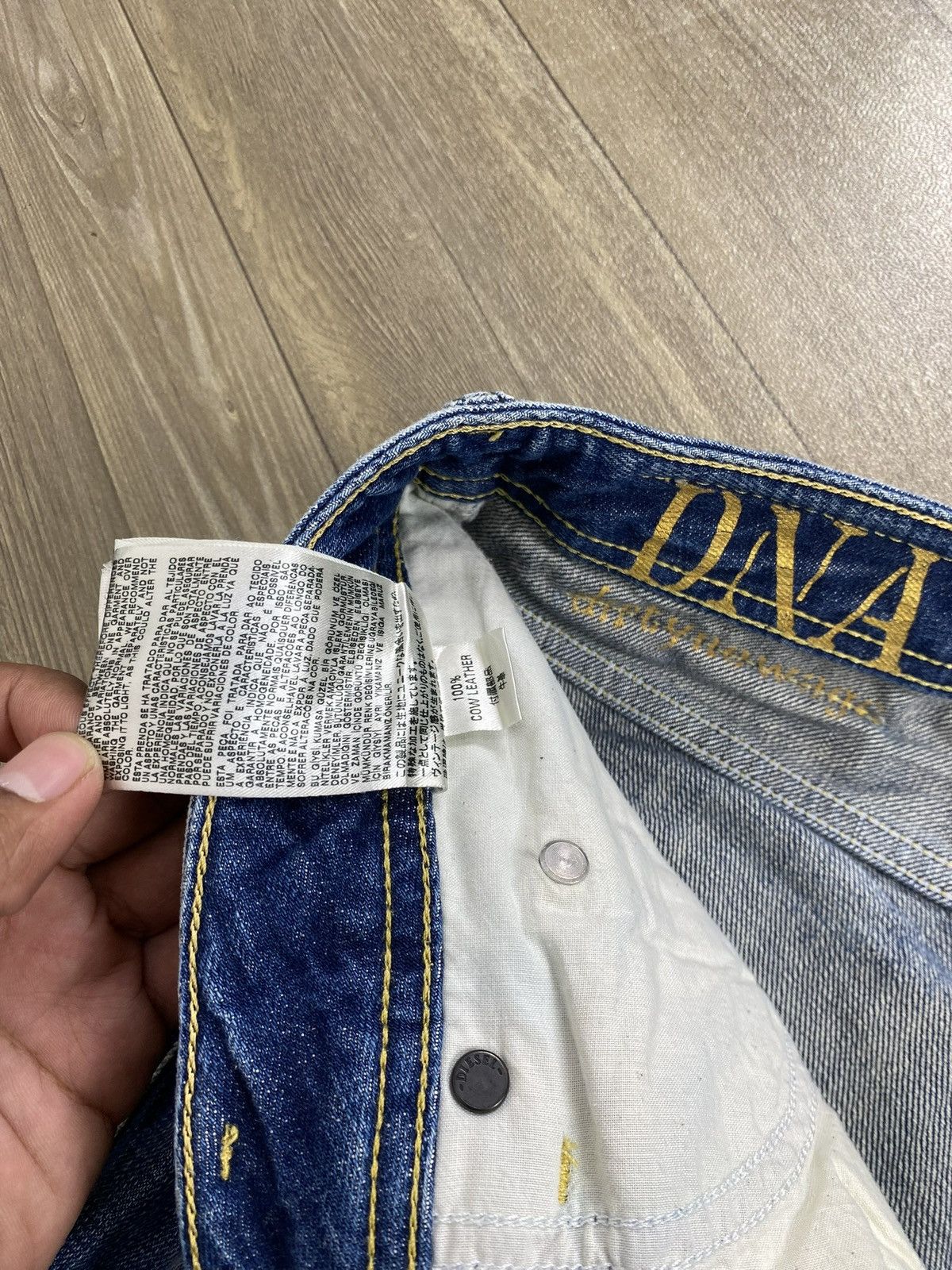 Diesel 2000s Diesel Distressed Faded Lgb Style Bootcut Flared Jeans Size US 30 / EU 46 - 13 Thumbnail
