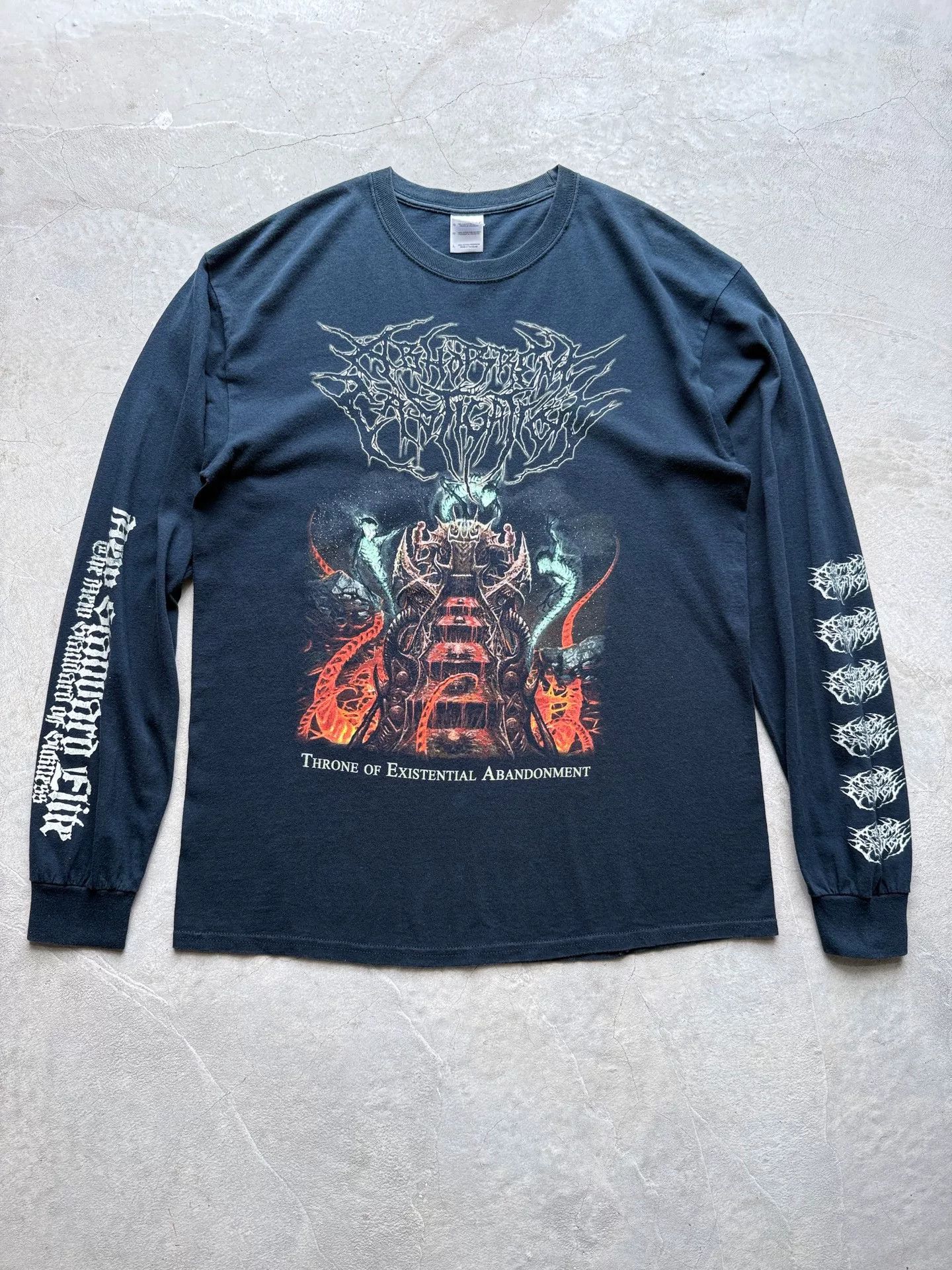 Vintage Vintage 00s Abhorrent Castigation Band Tee Size US L / EU 52-54 / 3 - 1 Thumbnail
