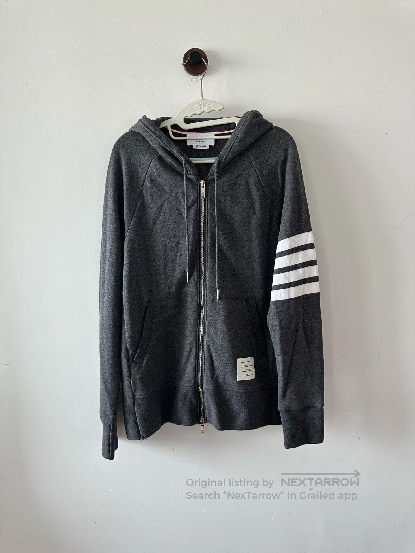 Thom Browne Thom Browne Dark Gray Knit Blazer| Size US XL / EU 56 / 4 - 1 Thumbnail