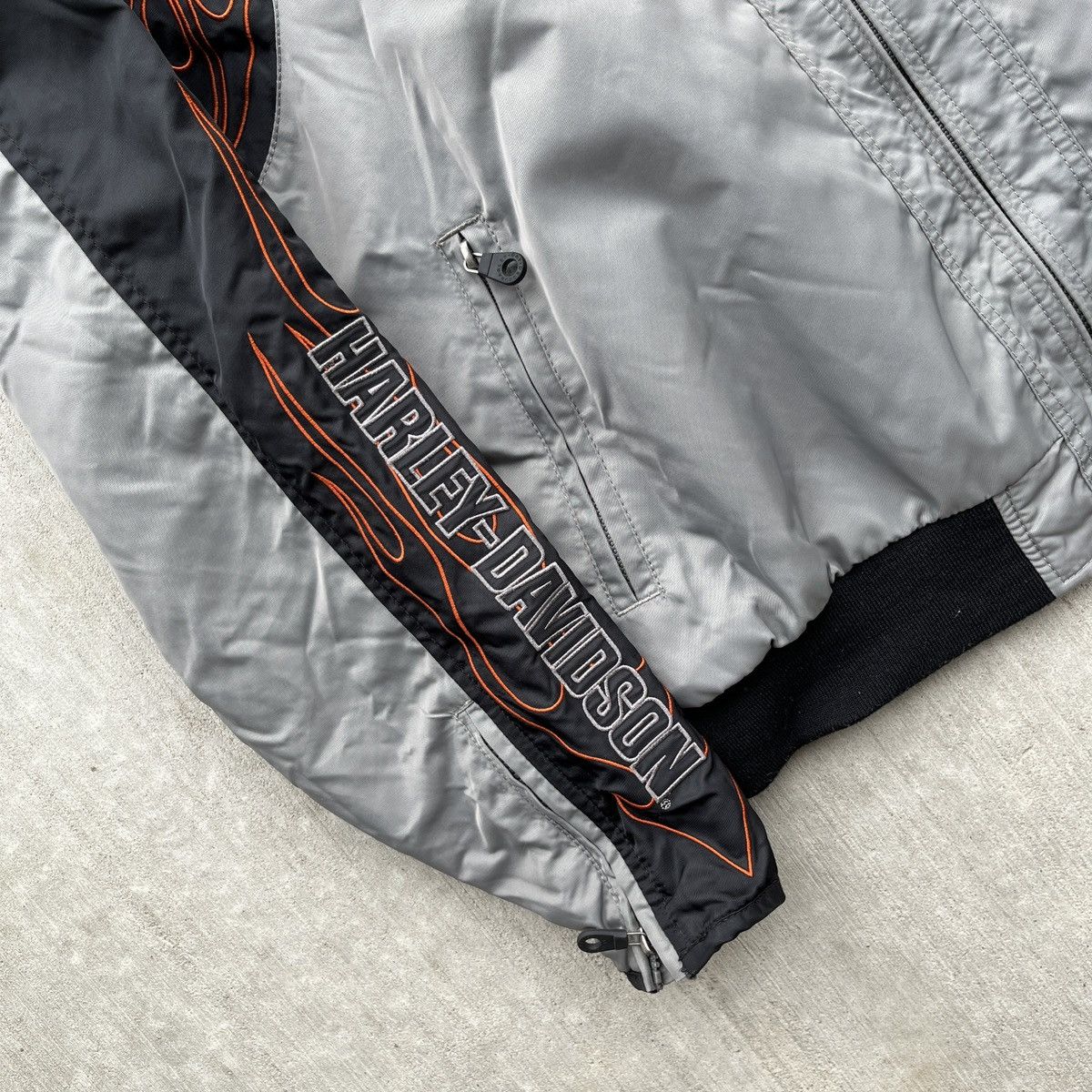 Vintage Harley Davidson Flame Jacket Size US XL / EU 56 / 4 - 5 Thumbnail