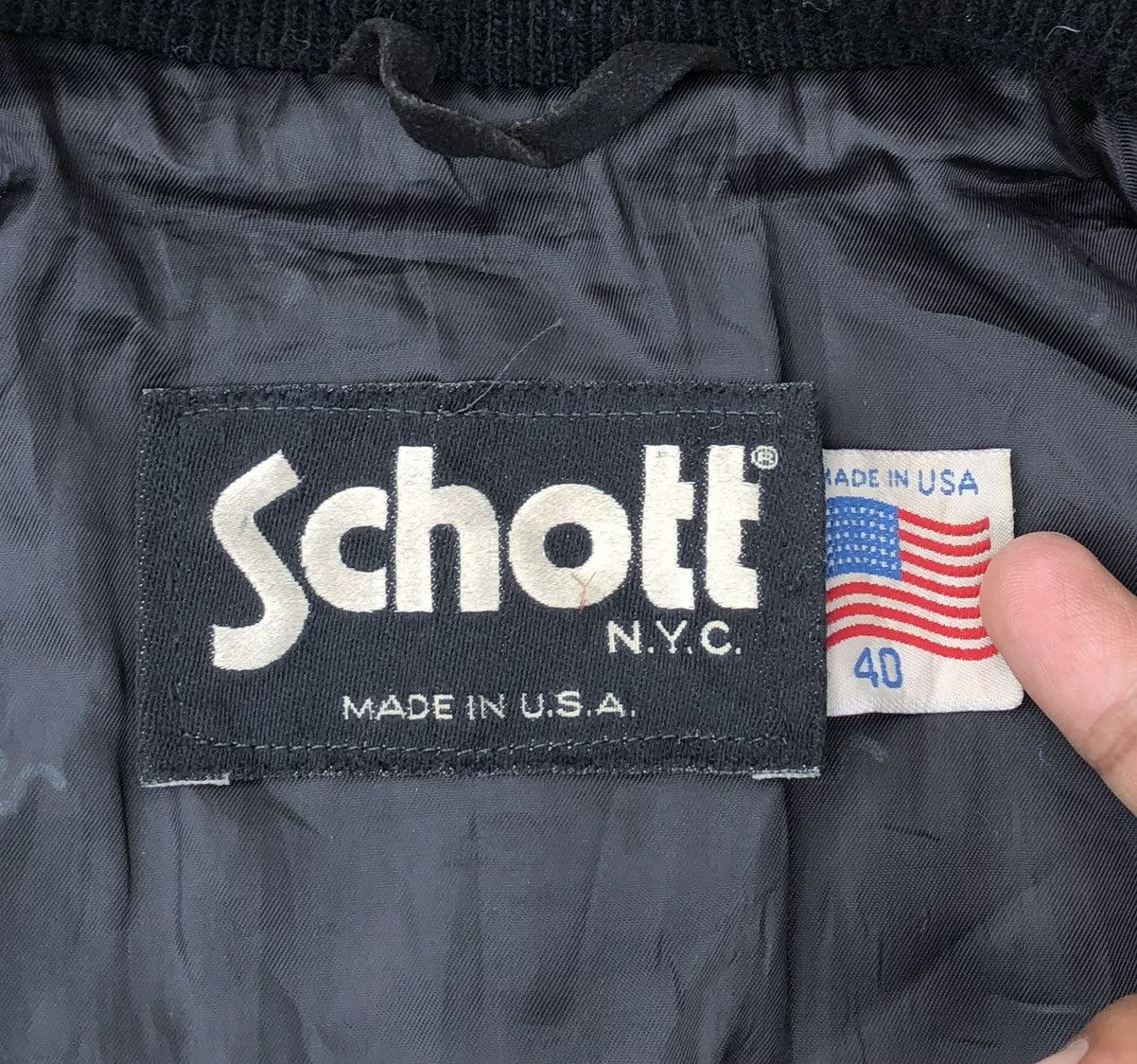 Schott Vintage SCHOTT NYC Suede Leather Bomber Jacket USA 🇺🇸 Size US M / EU 48-50 / 2 - 22 Thumbnail