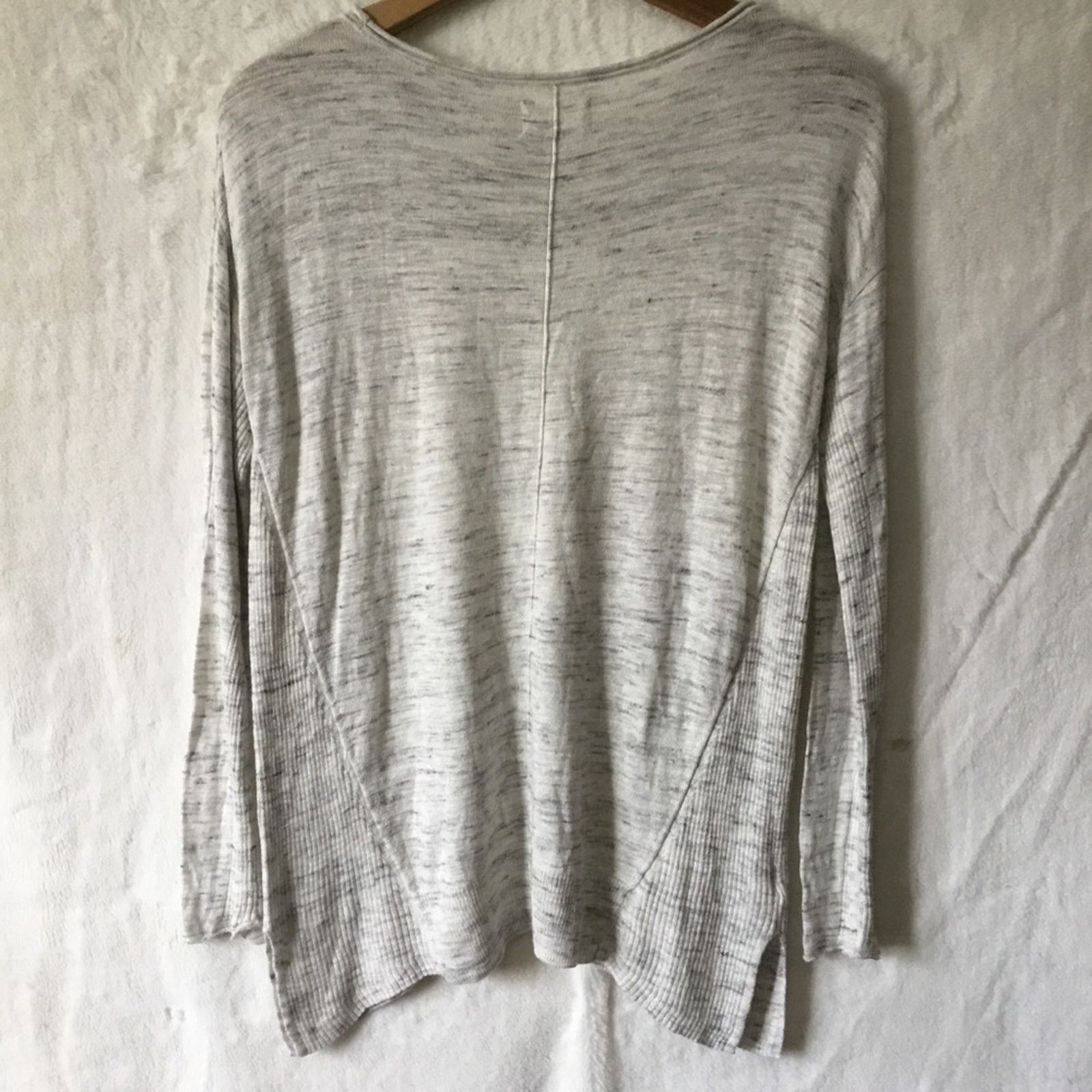 Lou & Grey Lou & Grey Light Gray Ribside Boatneck Sweater Top Size S / US 4 / IT 40 - 11 Thumbnail