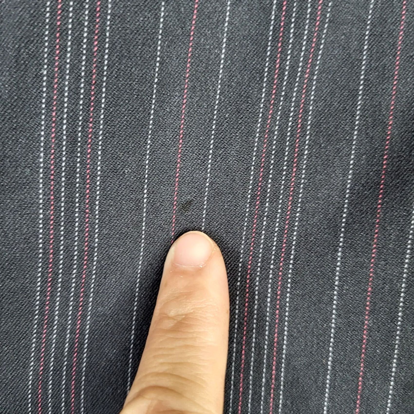 Vintage STYLE & Co. Dress Pants Striped Black White Stretch Straight Leg Size 10 Womens Pants Size 32" / US 10 / IT 46 - 6 Thumbnail