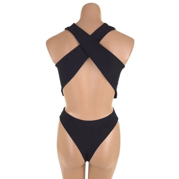 Live The Process Live The Process Onyx Leotard Size S Black Thong $210 Size S / US 4 / IT 40 - 9 Thumbnail