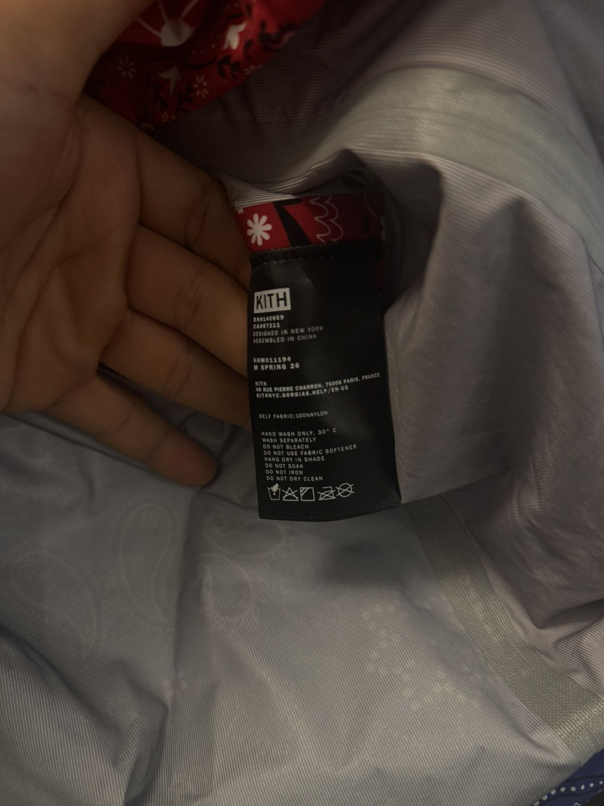 Kith Kith Xander Bandana Tech Jacket Size US M / EU 48-50 / 2 - 9 Thumbnail