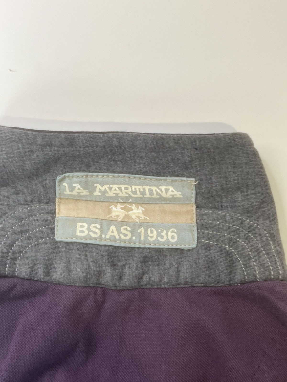 La Martina La Martina Polo Rugby Shirt 2006 Purple Size M Rare Vintage Size US M / EU 48-50 / 2 - 13 Thumbnail