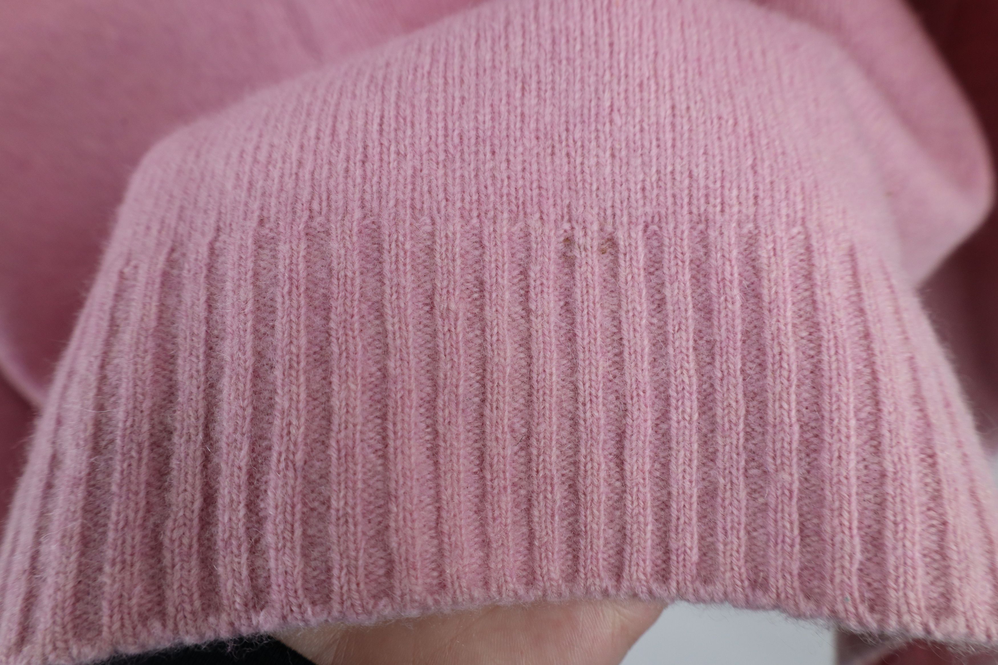 Lands' End × Vintage Vintage 90s Lands End Knit Crewneck Sweater Pink USA Size XL / US 12-14 / IT 48-50 - 9 Thumbnail