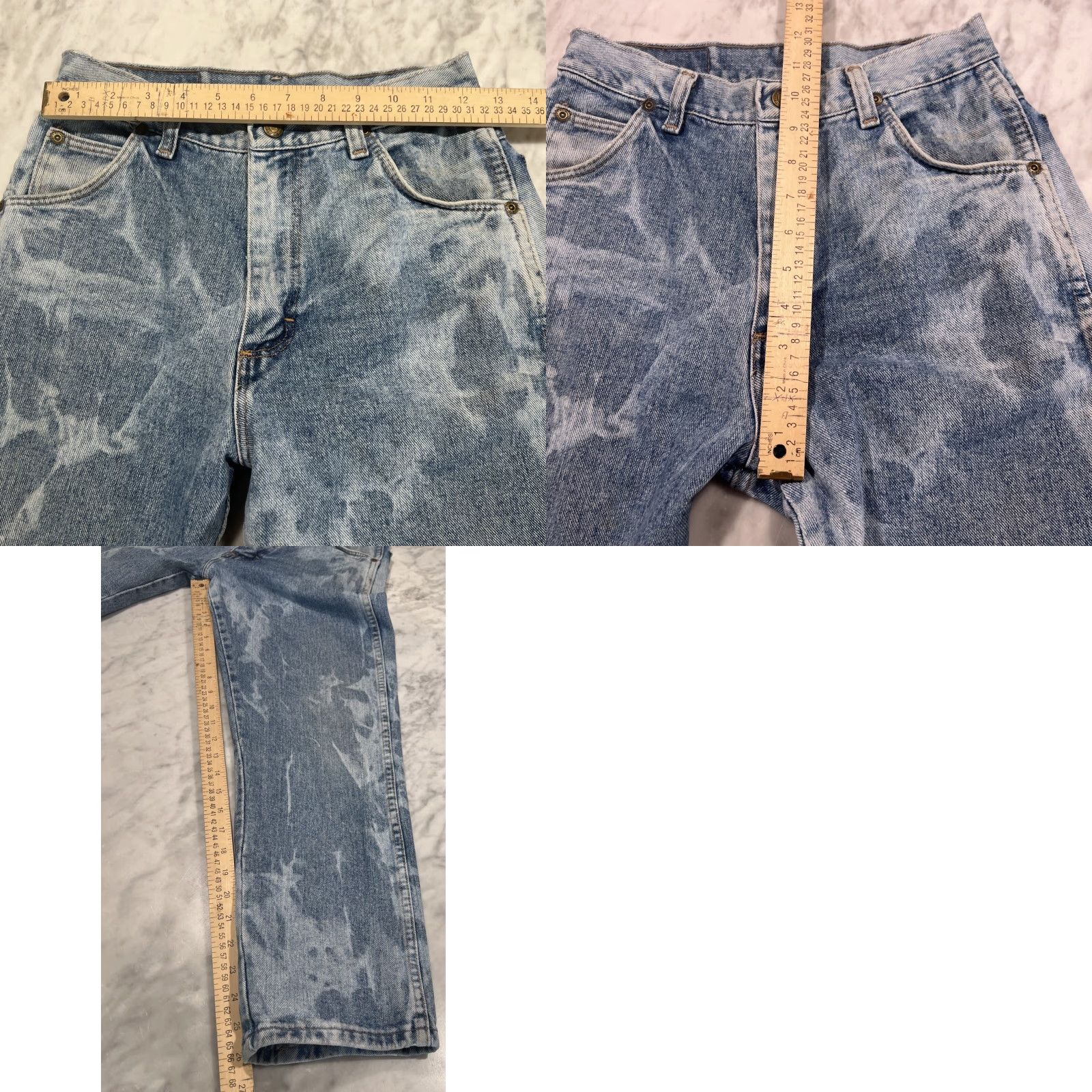 Wrangler VINTAGE Wrangler Jeans Blue 25 x 26 Snap Zipper Straight Size US 26 / EU 42 - 8 Thumbnail