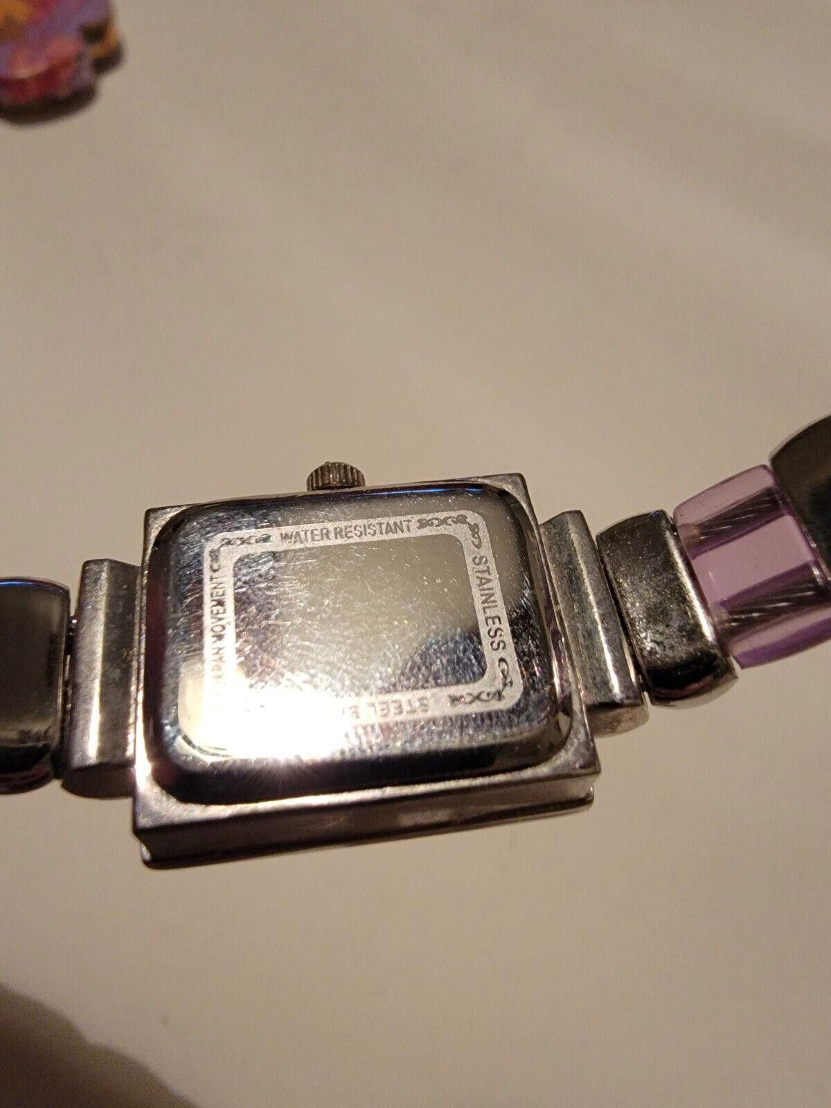 Designer Paul Jardin Women Watch Cuff Lavender Quartz Water Resistant Size ONE SIZE - 4 Thumbnail