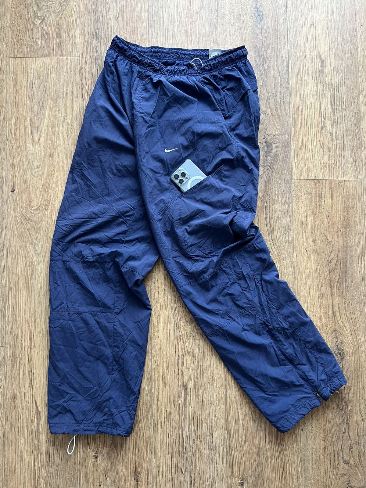 Nike 🔥 Nike parachute y2k pocket vintage pants Size US 34 / EU 50 - 4 Thumbnail