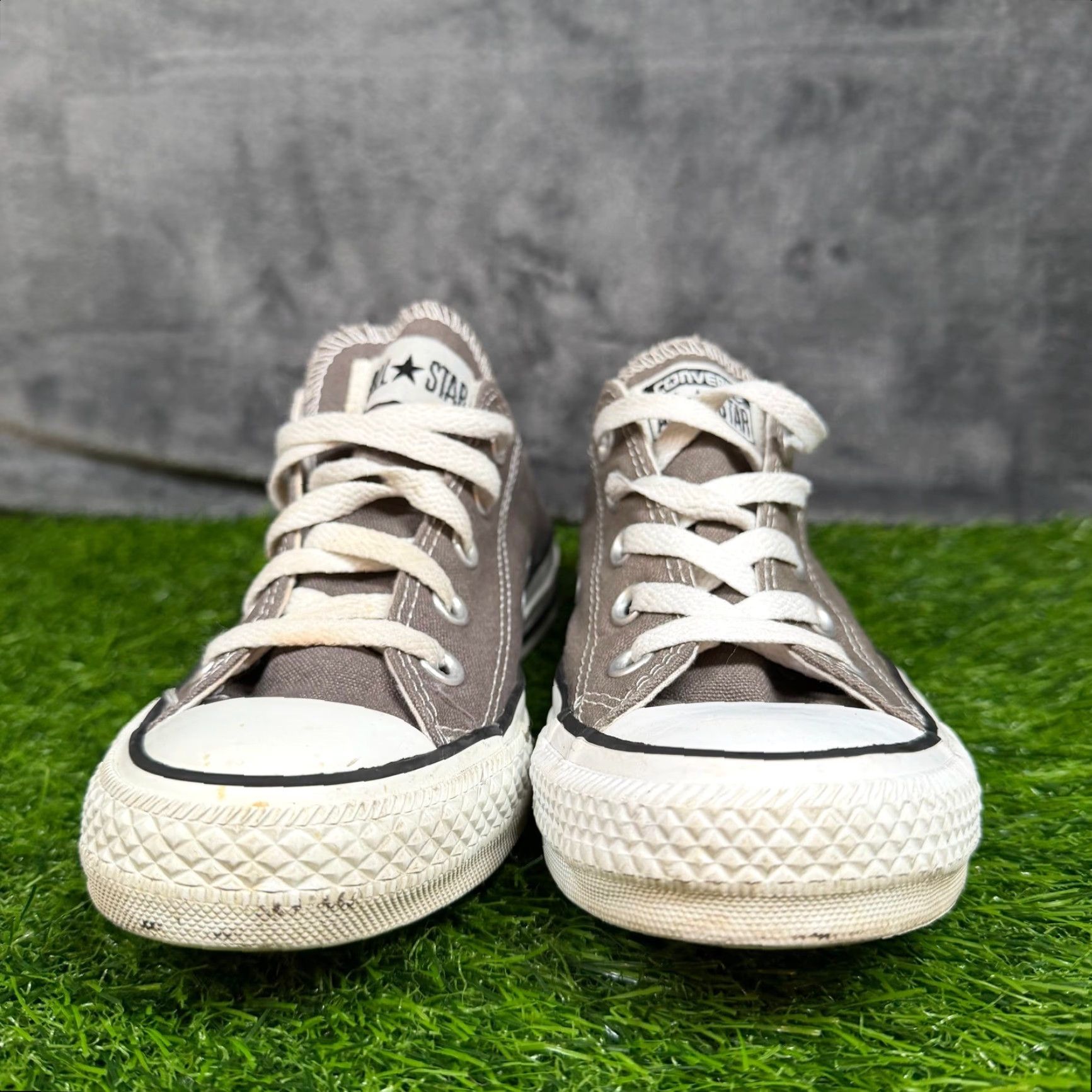 Converse Converse All Star Sneaker Low Top Canvas Gray Shoes Womens 6 Casual Comfort Cushioned Sneakers M Women's Shoes Size M / US 6-8 / IT 42-44 - 2 Thumbnail