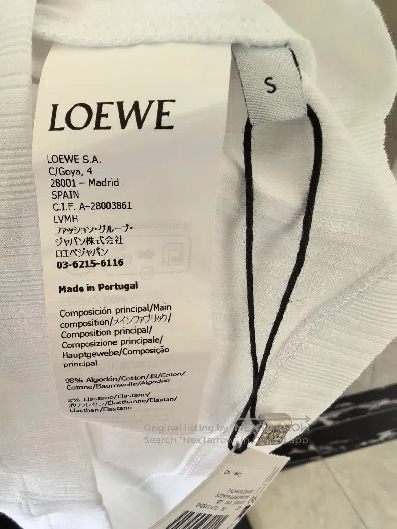Loewe Loewe White vest with short sleeves Size S / US 4 / IT 40 - 4 Thumbnail