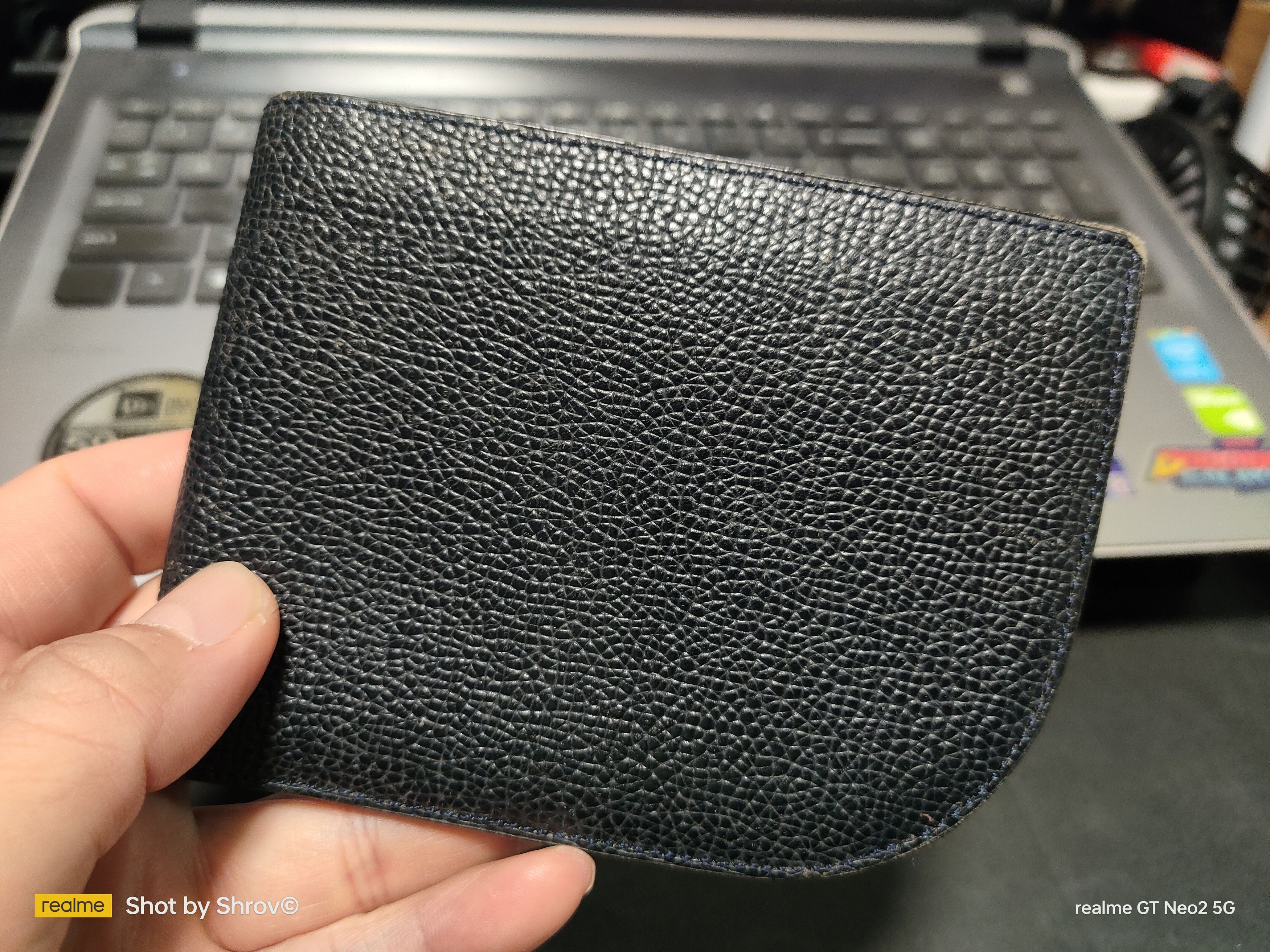 Delvaux Delvaux Dark Blue Leather D Shape Bi-Fold Wallet Size ONE SIZE - 19 Thumbnail