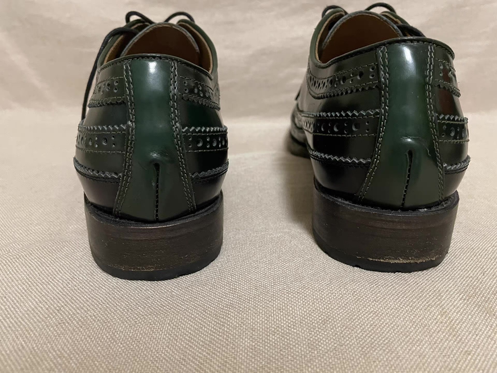 Dsquared2 Dsquared2 D2 black and green brogue leather shoes Q4 Size US 8.5 / EU 41-42 - 3 Thumbnail