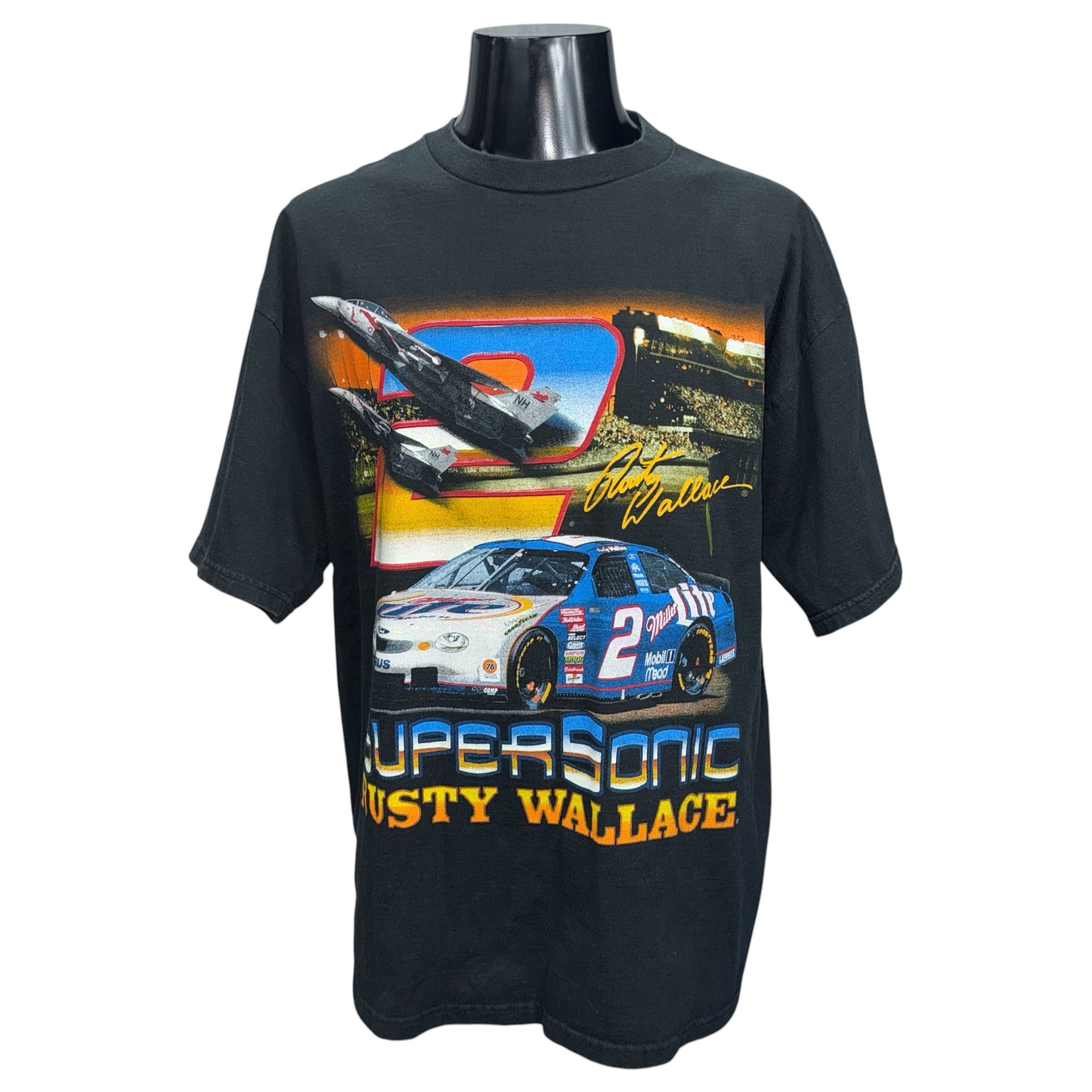 Chase Authentics Chase Authentics 90s SUPERSONIC RUSTY WALLACE T-Shirt Size L Size US L / EU 52-54 / 3 - 1 Thumbnail