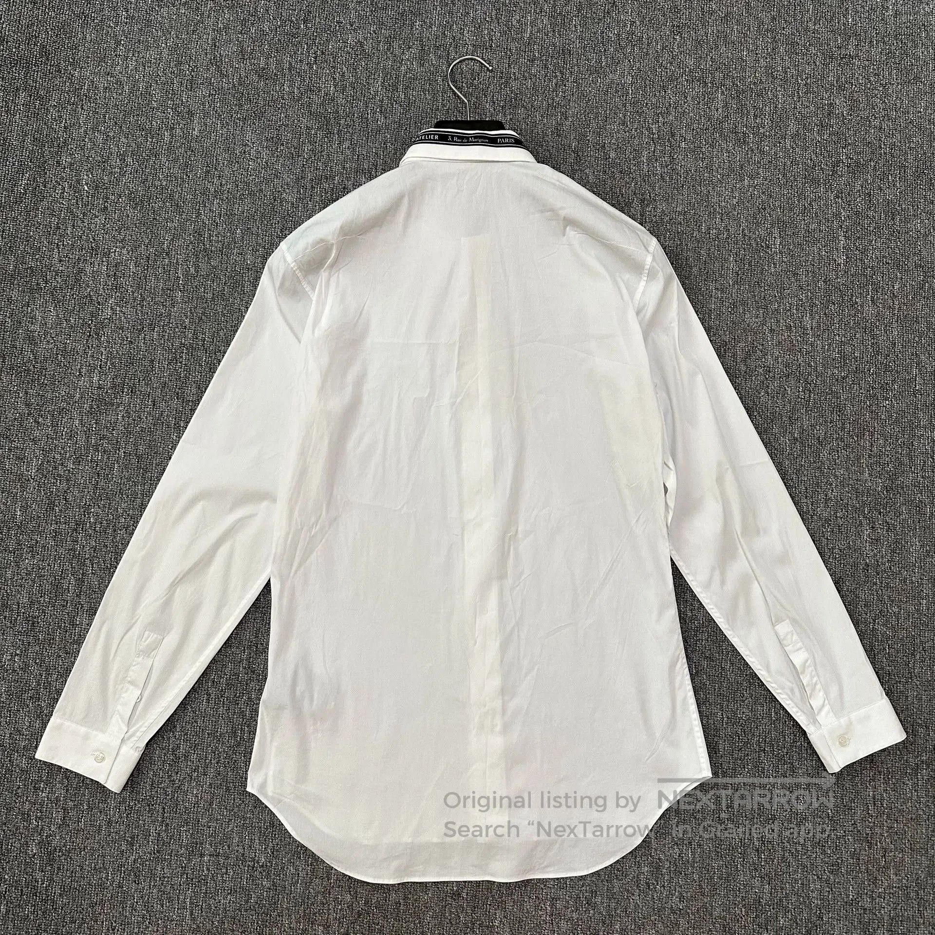 Dior Dior Collar Logo Long Sleeve Shirt. Size US M / EU 48-50 / 2 - 3 Thumbnail